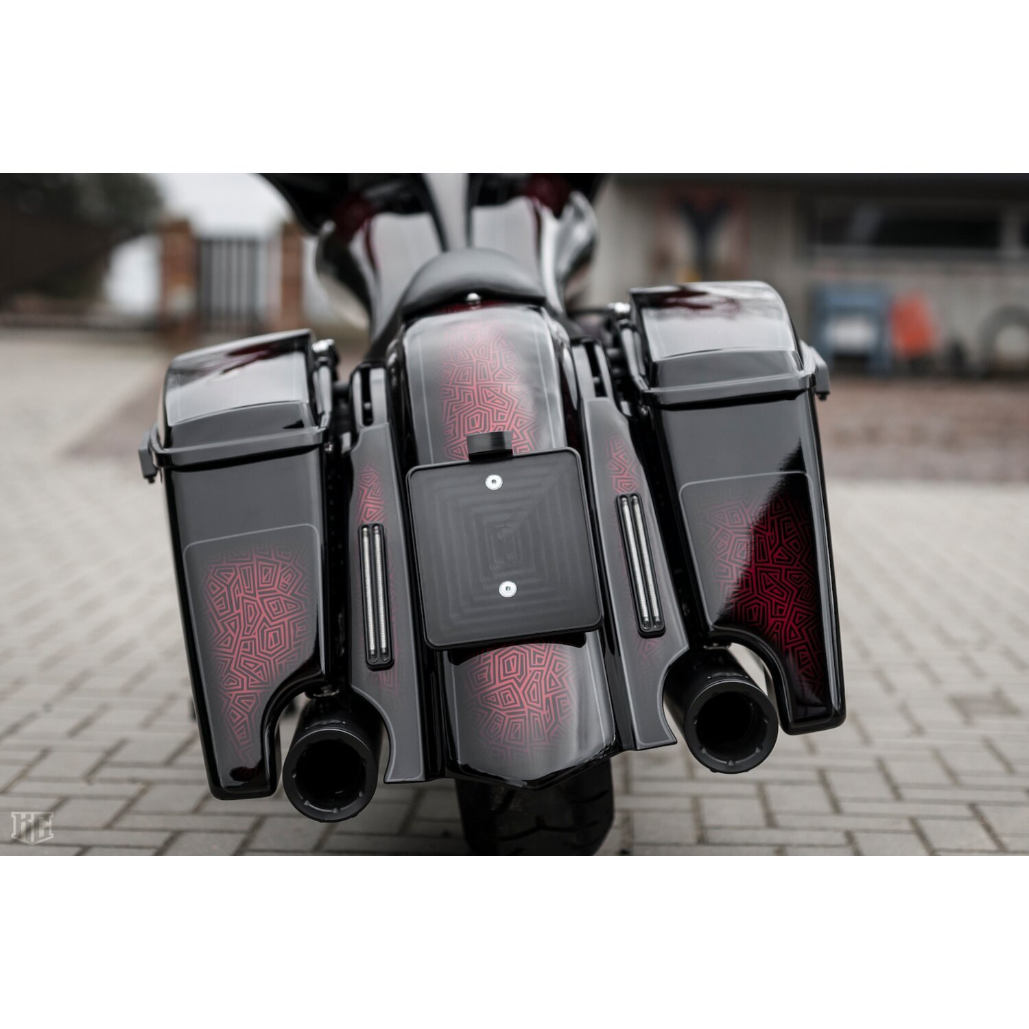 Killer Custom, license plate frame holder, Black, Matte