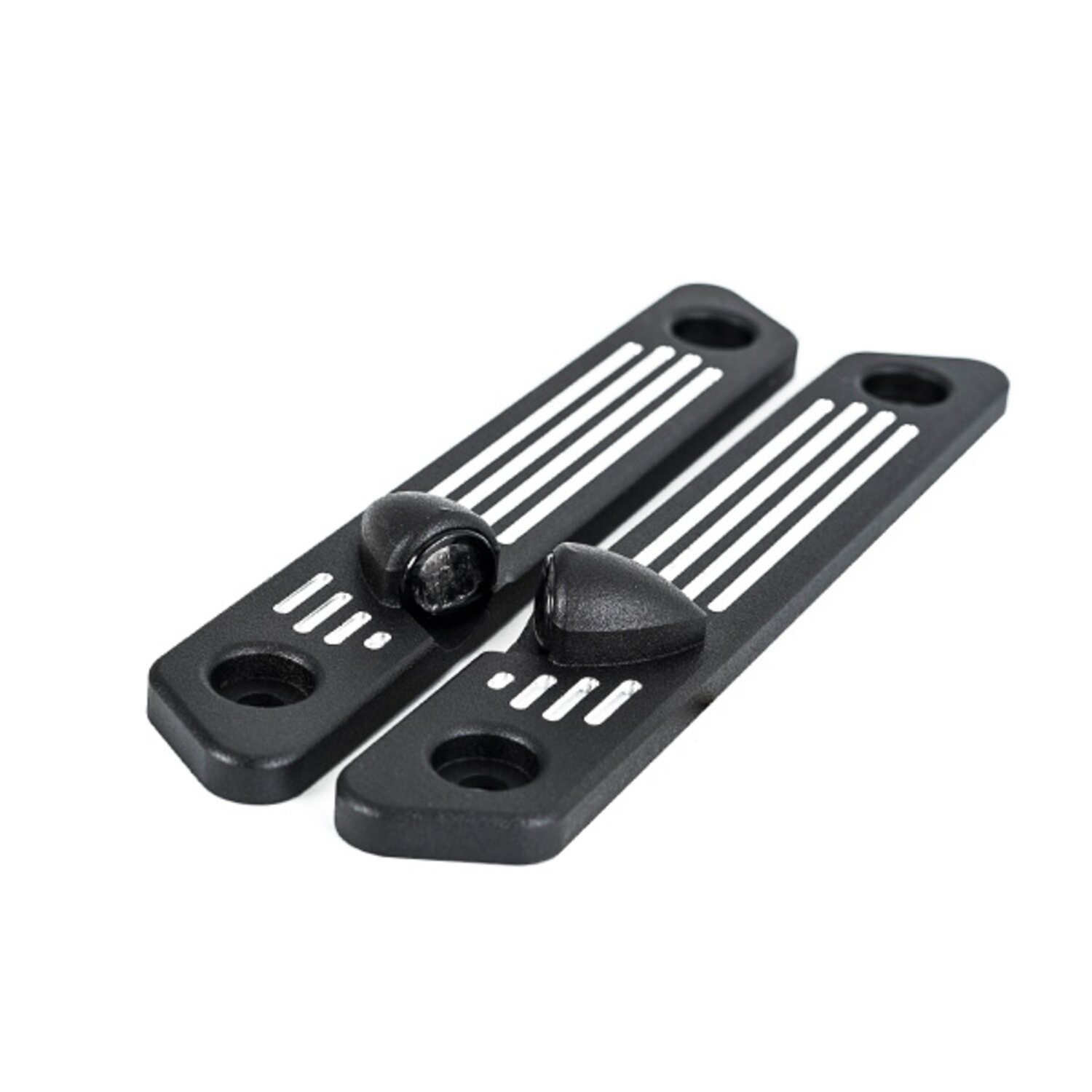 Killer Custom "Stripes" front LED turn signals, Black