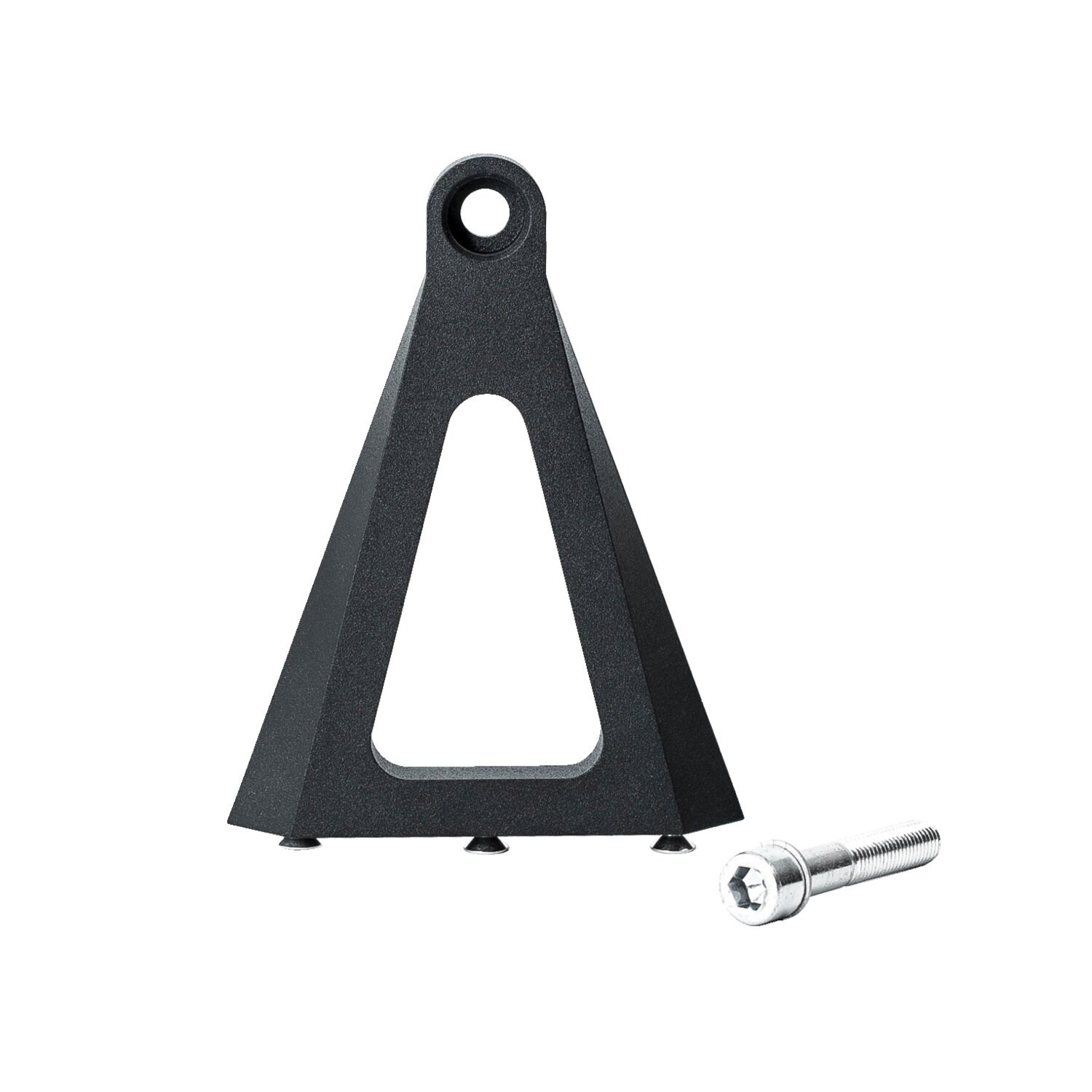 Killer Custom, side mount license plate bracket, Black, Matte