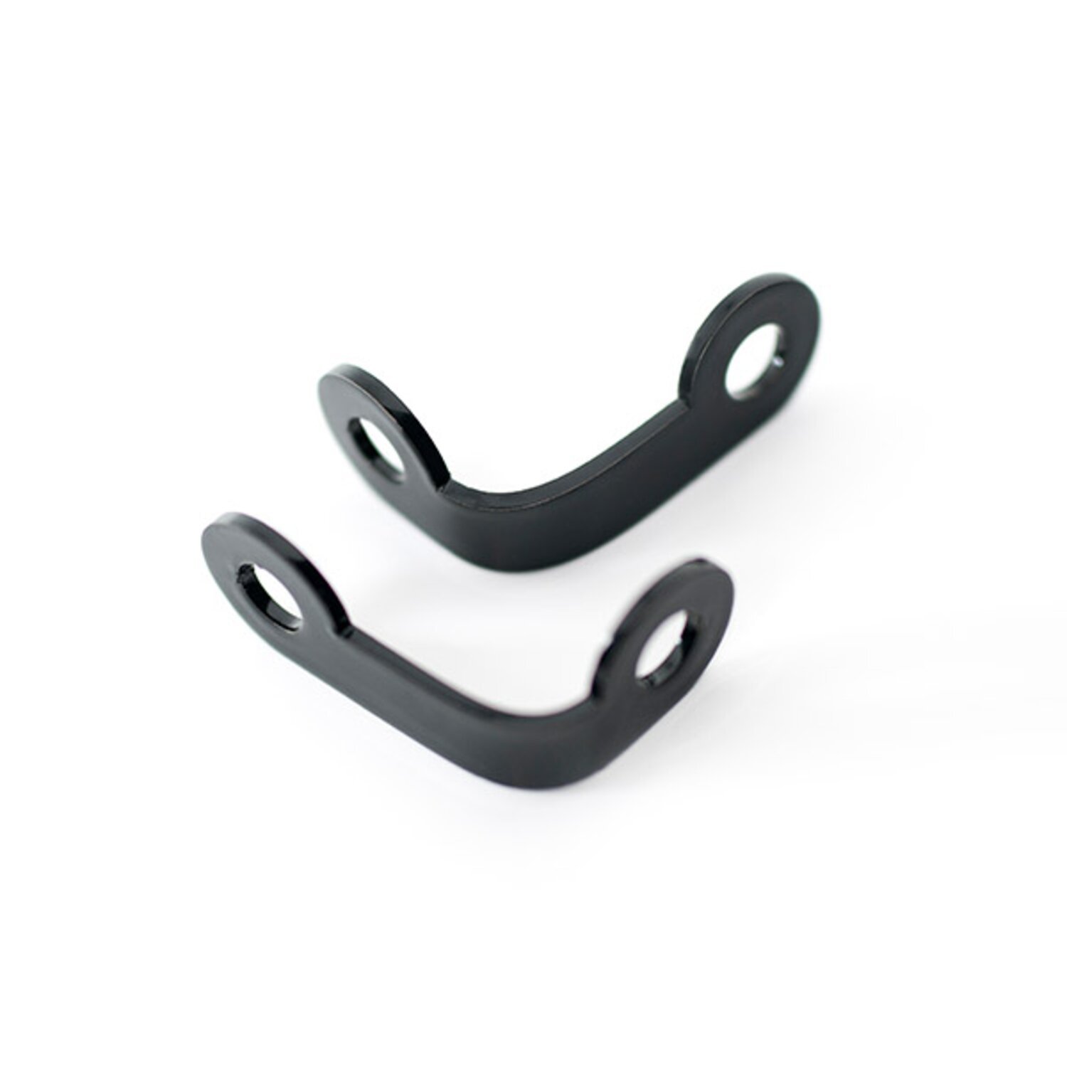 Killer Custom, front turn signal relocation kit 8mm, Black, Gloss