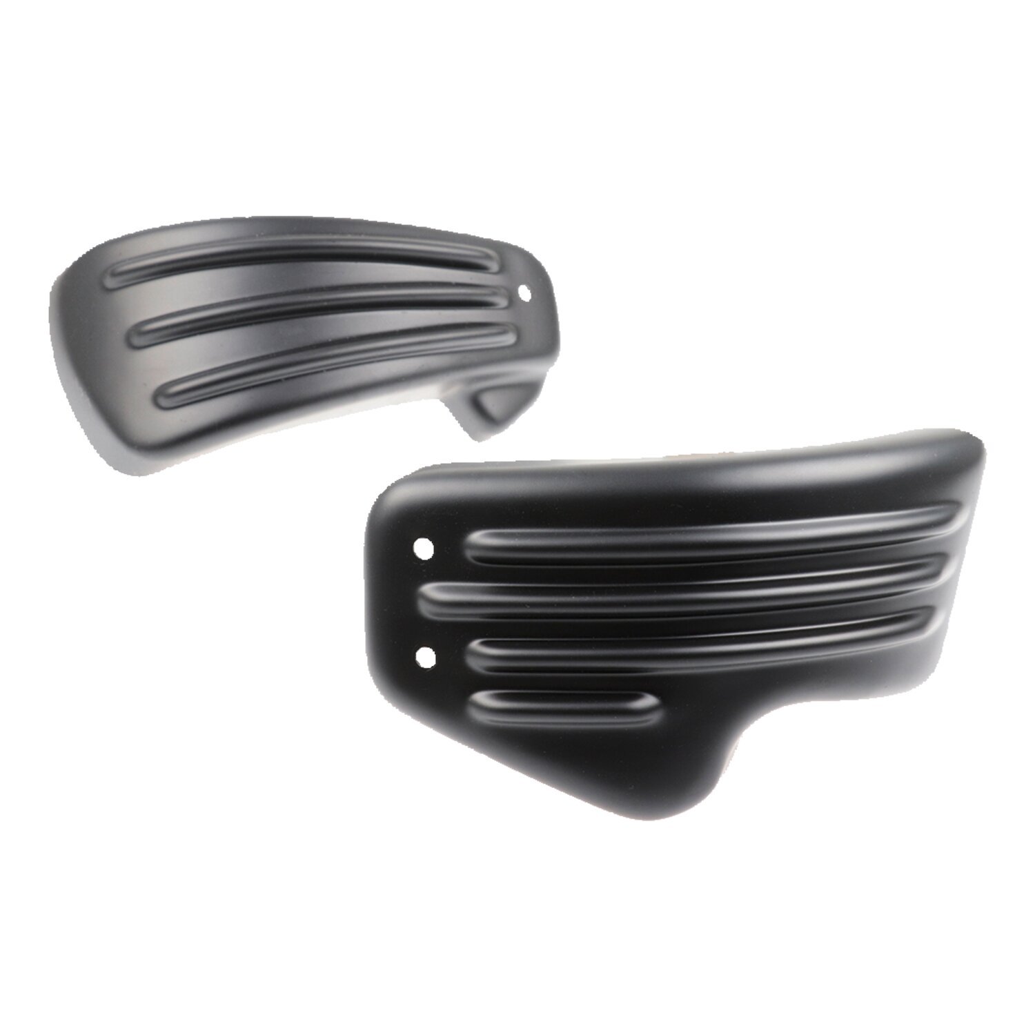 Cult-Werk, side cover set, racing Black, Black, Matte