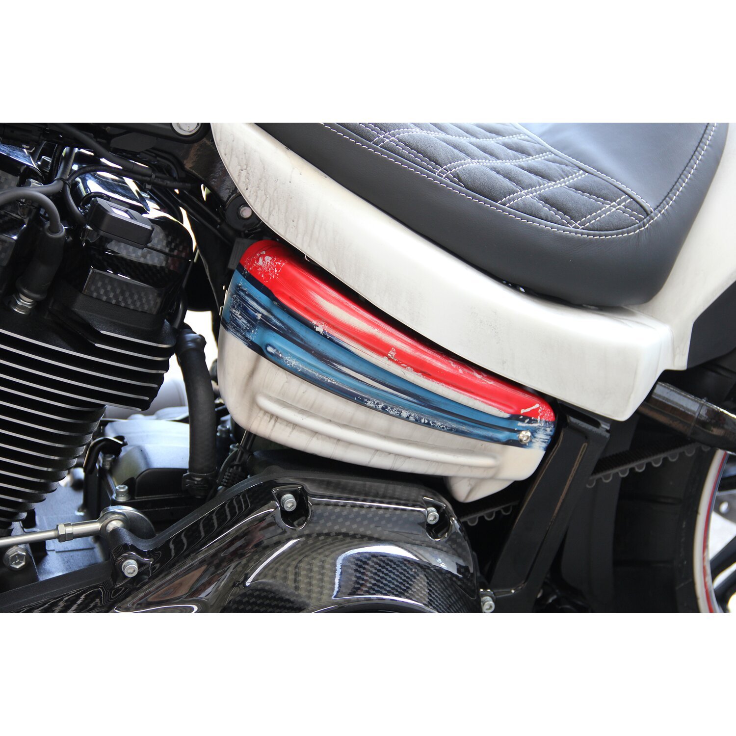 Cult-Werk, side cover set, racing Black, Black, Gloss