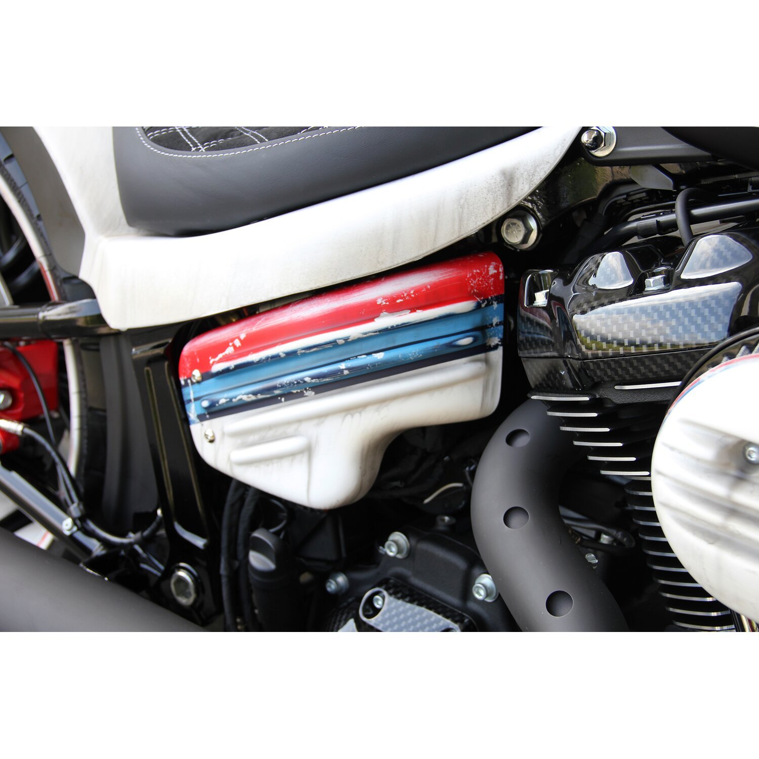 Cult-Werk, side cover set, racing Black, Black, Gloss