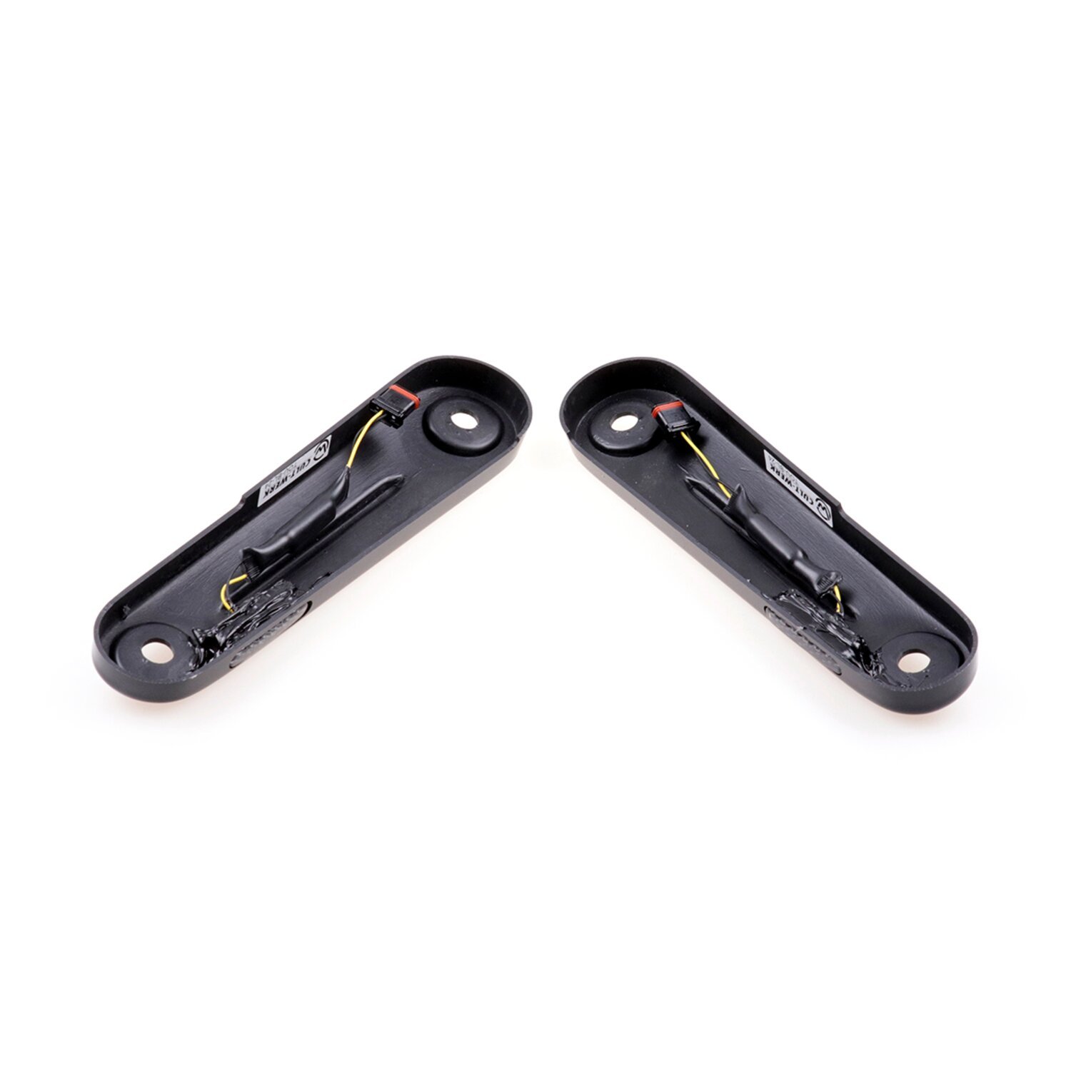 Cult-Werk, 'Clean Style' front LED turn signals, Black, Gloss