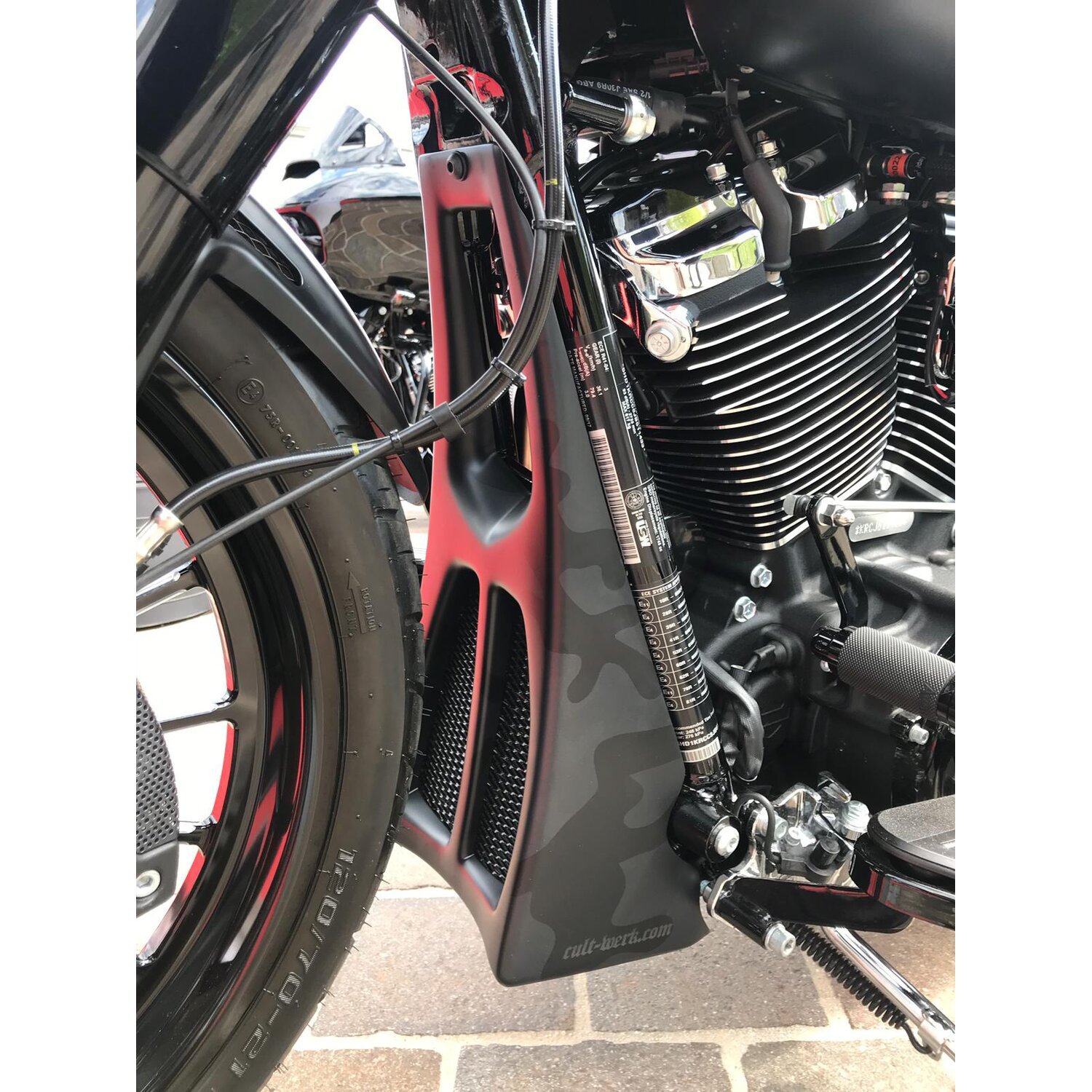 Cult-Werk, Bug spoiler Custom, Black, Matte