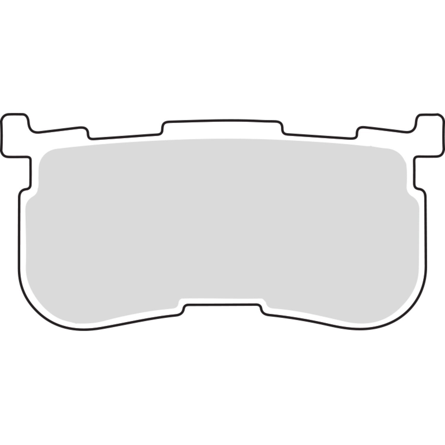 EBC, Double-H sintered brake pads. Rear