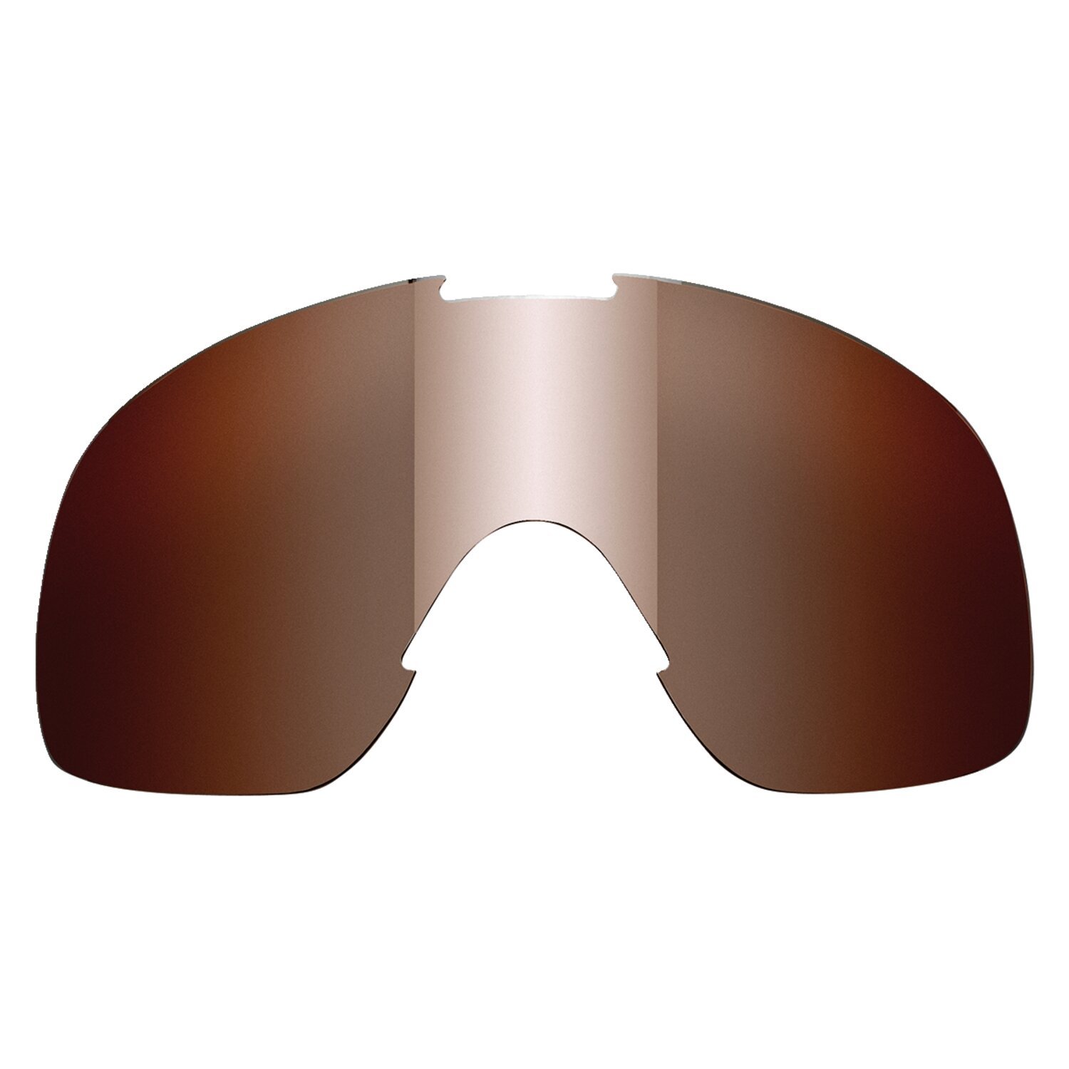 Biltwell Overland goggle lens chrome mirror brown