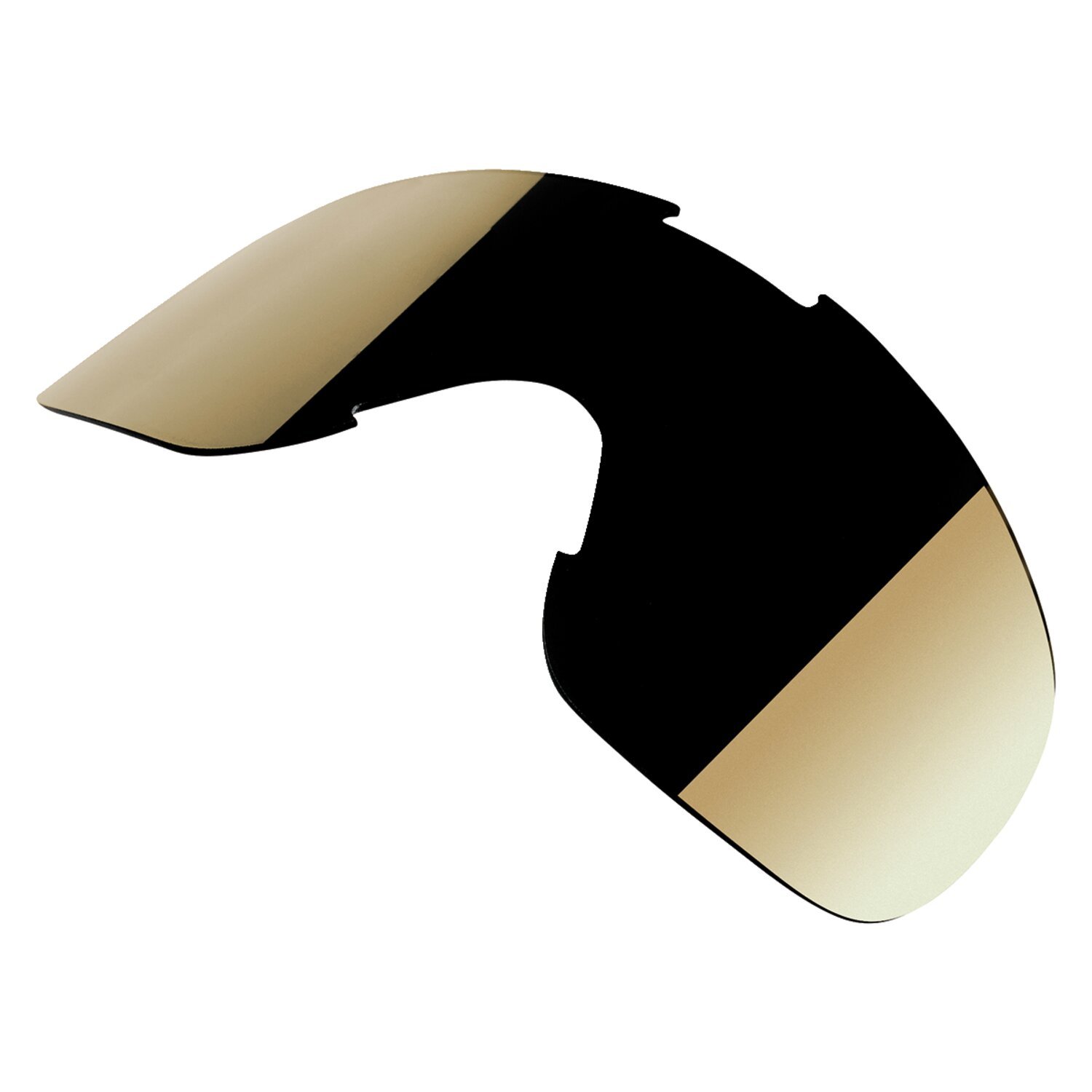 Biltwell Overland goggle lens gold mirror smoke