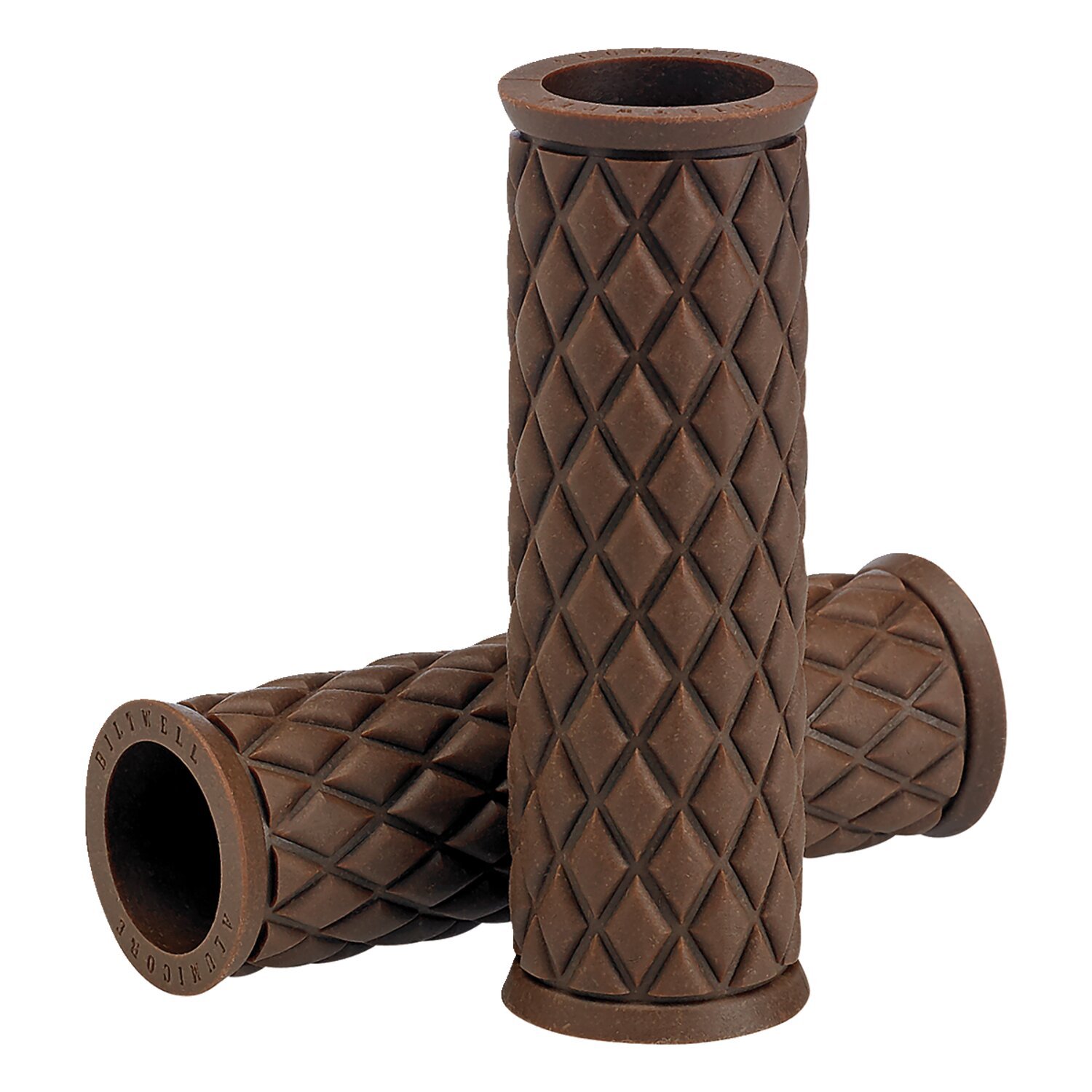 Biltwell Alumicore replacement grip sleeves chocolade, Brown