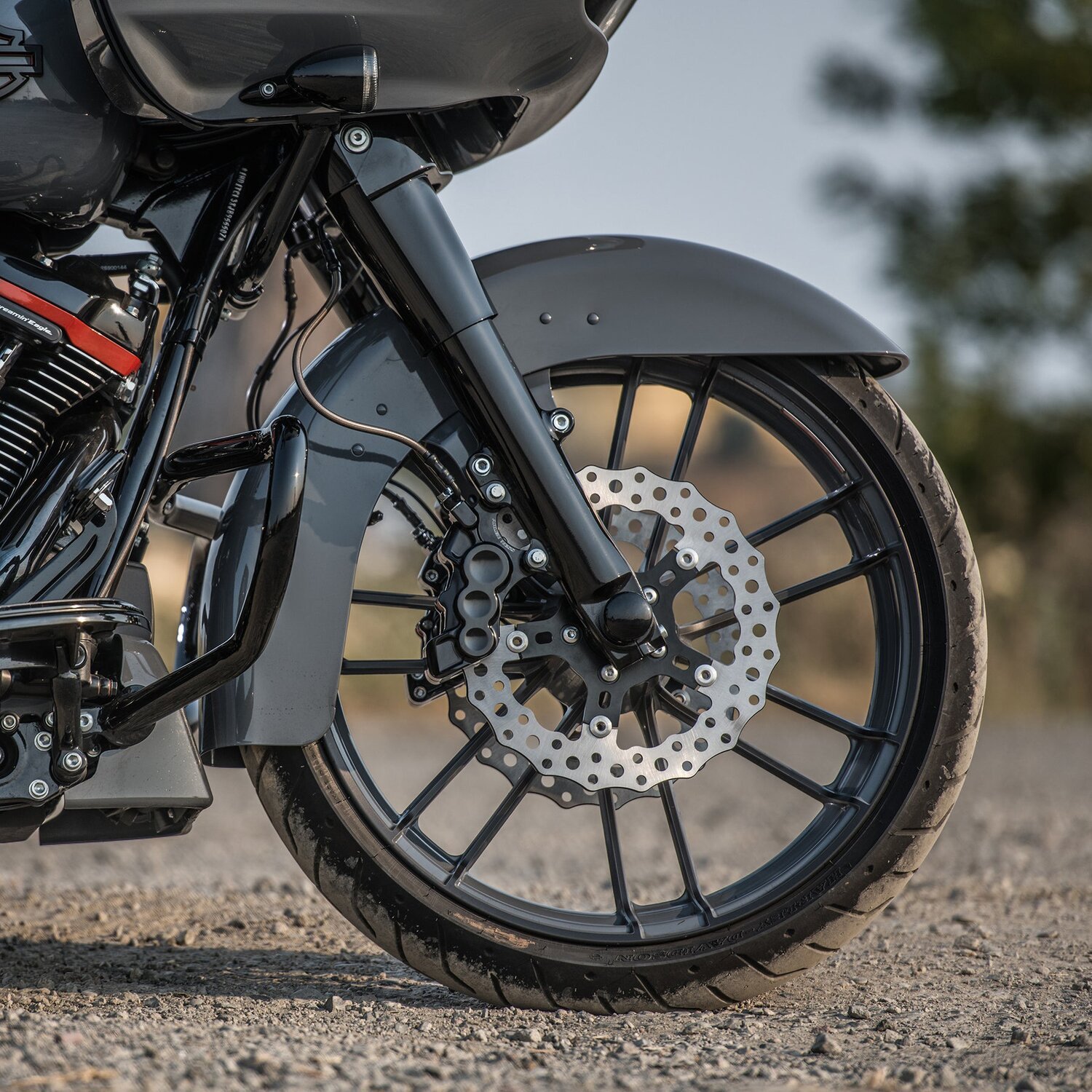 Arlen Ness, Jagged brake rotor. 11.5"