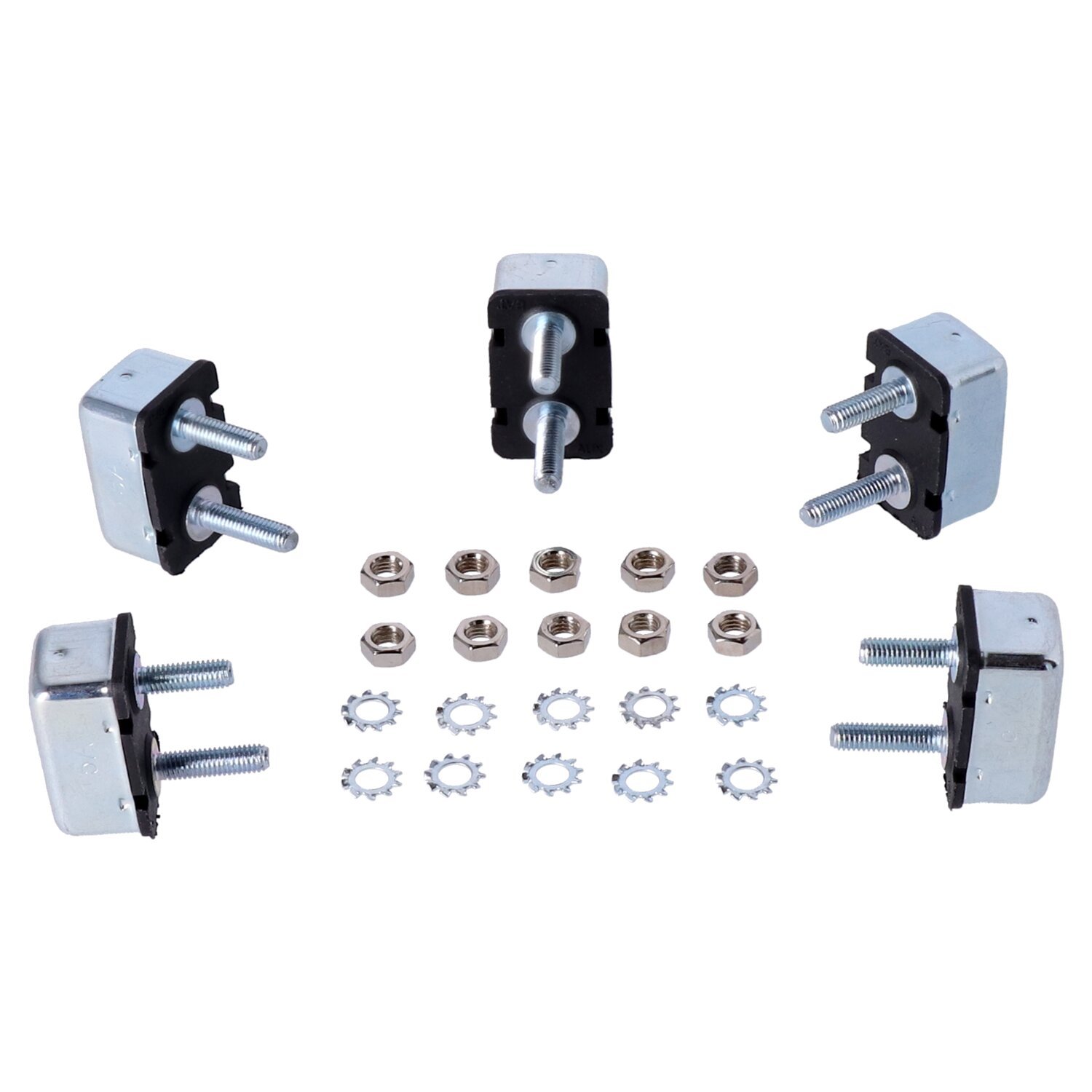 Circuit breaker, automatic. No mount, metal. 15A