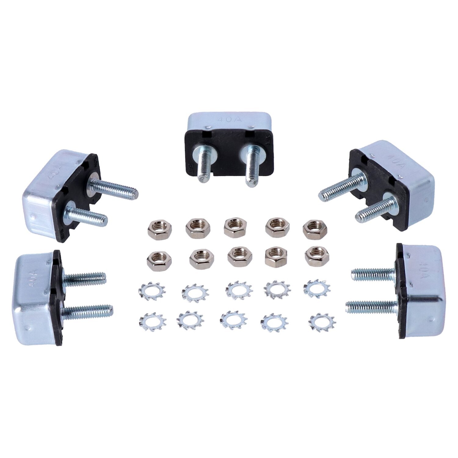Circuit breaker, automatic. No mount, metal. 40A