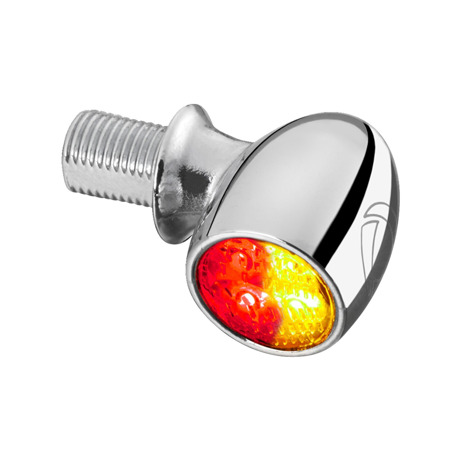 Kellermann Atto® DF chrome ECE (3 in 1, storm grey black tracker Red