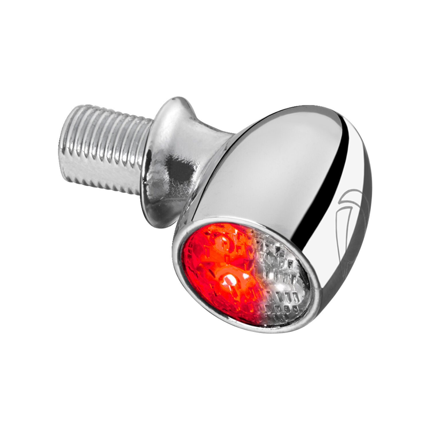 Kellermann Atto® DF chrome ECE (3 in 1, storm grey black tracker Red