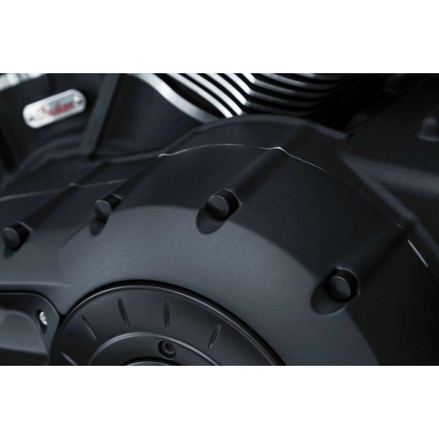 Kuryakyn, Kool kaps engine kit, Black, Satin