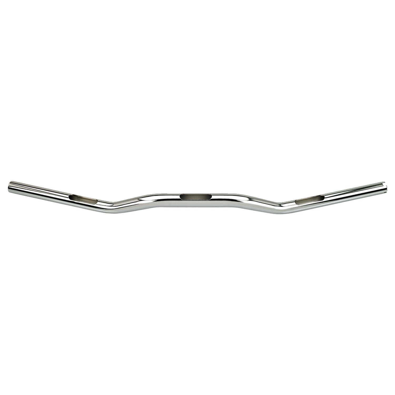 Biltwell, Tracker 1-1/8" O/S handlebar, Silver, Chrome