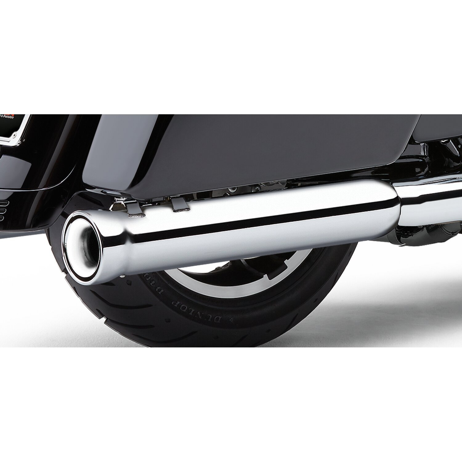 Cobra NH series 3" slip-on mufflers, Chrome