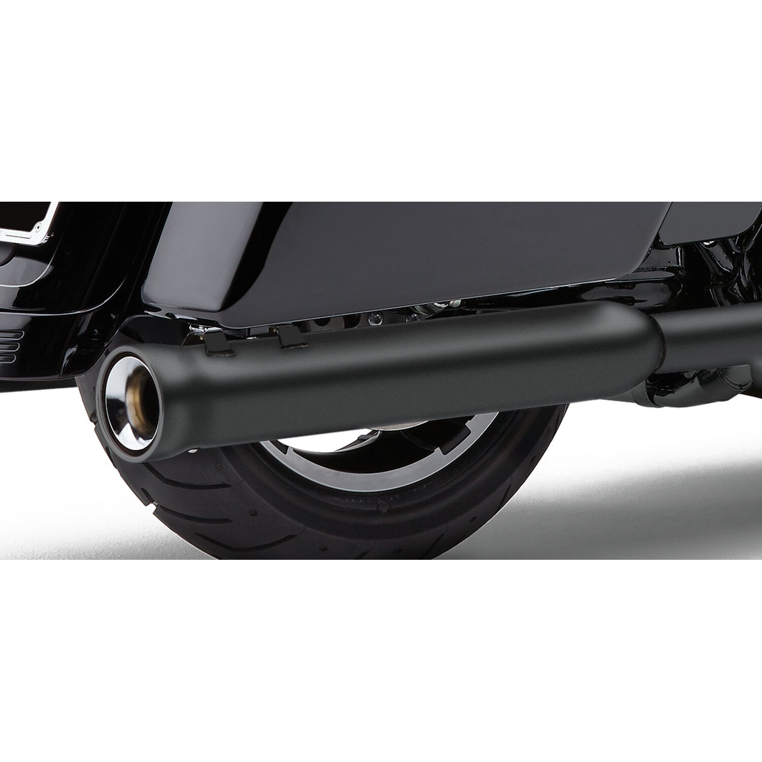 Cobra, NH series 3" slip-on mufflers. Black