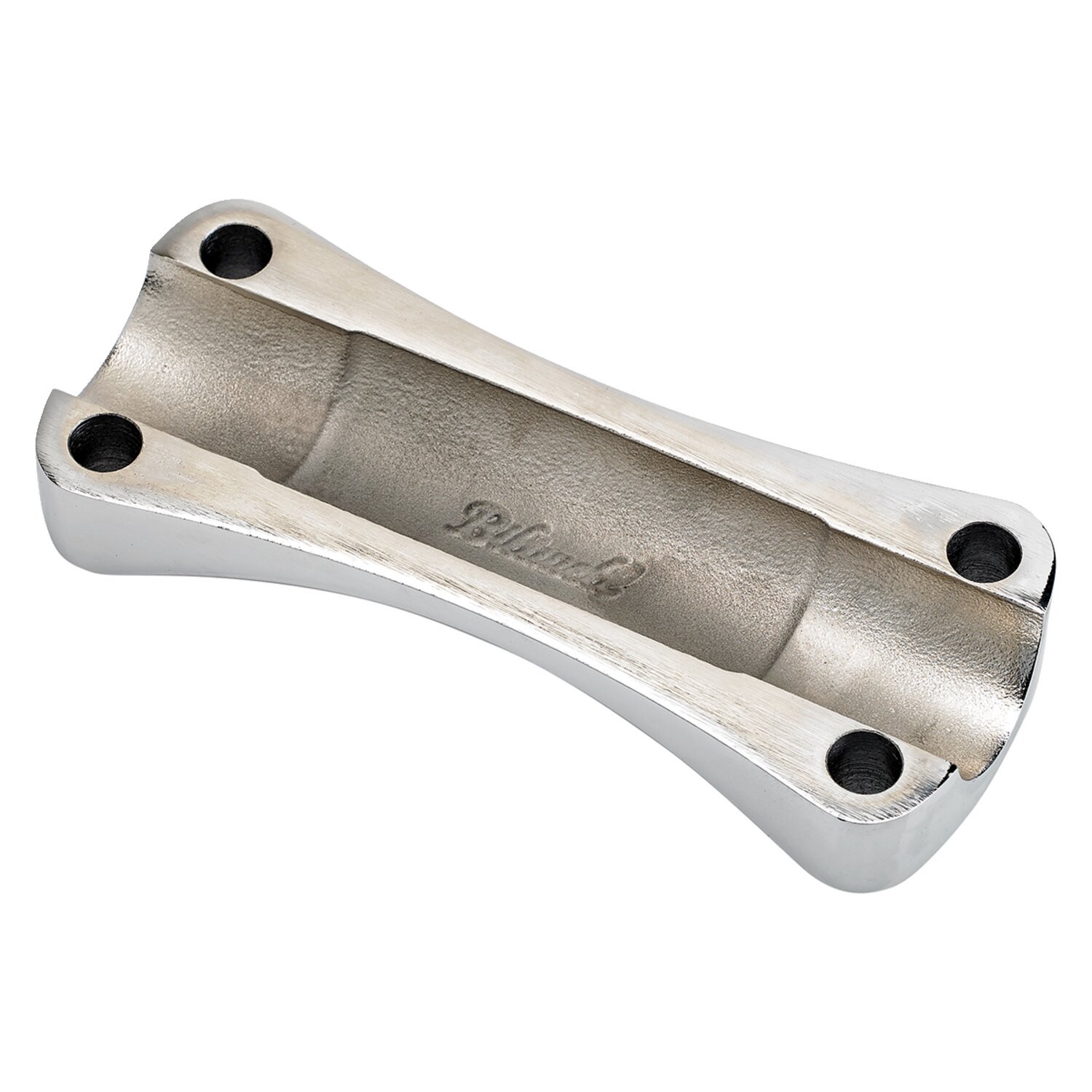 Biltwell, Murdock 1" riser top clamp, Silver, Chrome