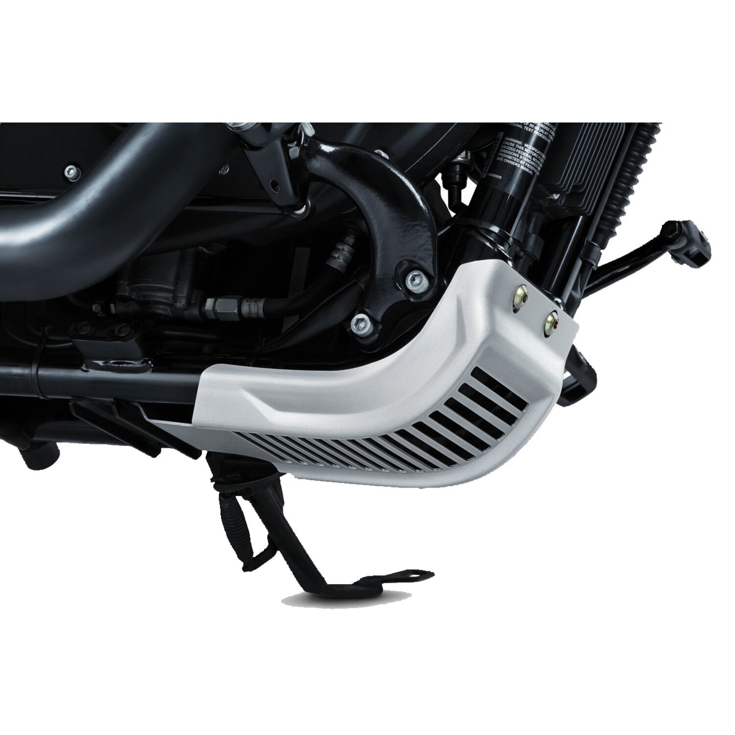 Kuryakyn, Dillinger skid plate, Silver, Satin