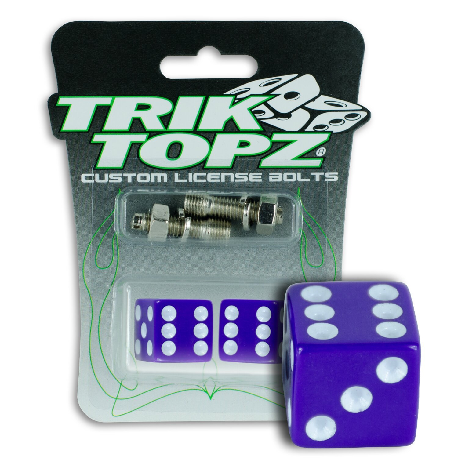 Trik Topz license plate mounts dice