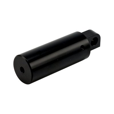 29.8mm Outside Diameter (same as OD of the OEM H-D right side plastic throttle grip). Allows using handlebar grips as footpegs. OFC (Ost Freesen Choppers) designed these as lightweight CNC machined billet aluminum footpegs with a plain peg surface. Simply installs to the bike as a regular footpeg and then allows you to install any regular handlebar grip over the footpeg adapter's plain surface. Perfect for style matching the footpegs to the grips. Fits all 'H-D traditional male mount' style footpeg mounts.