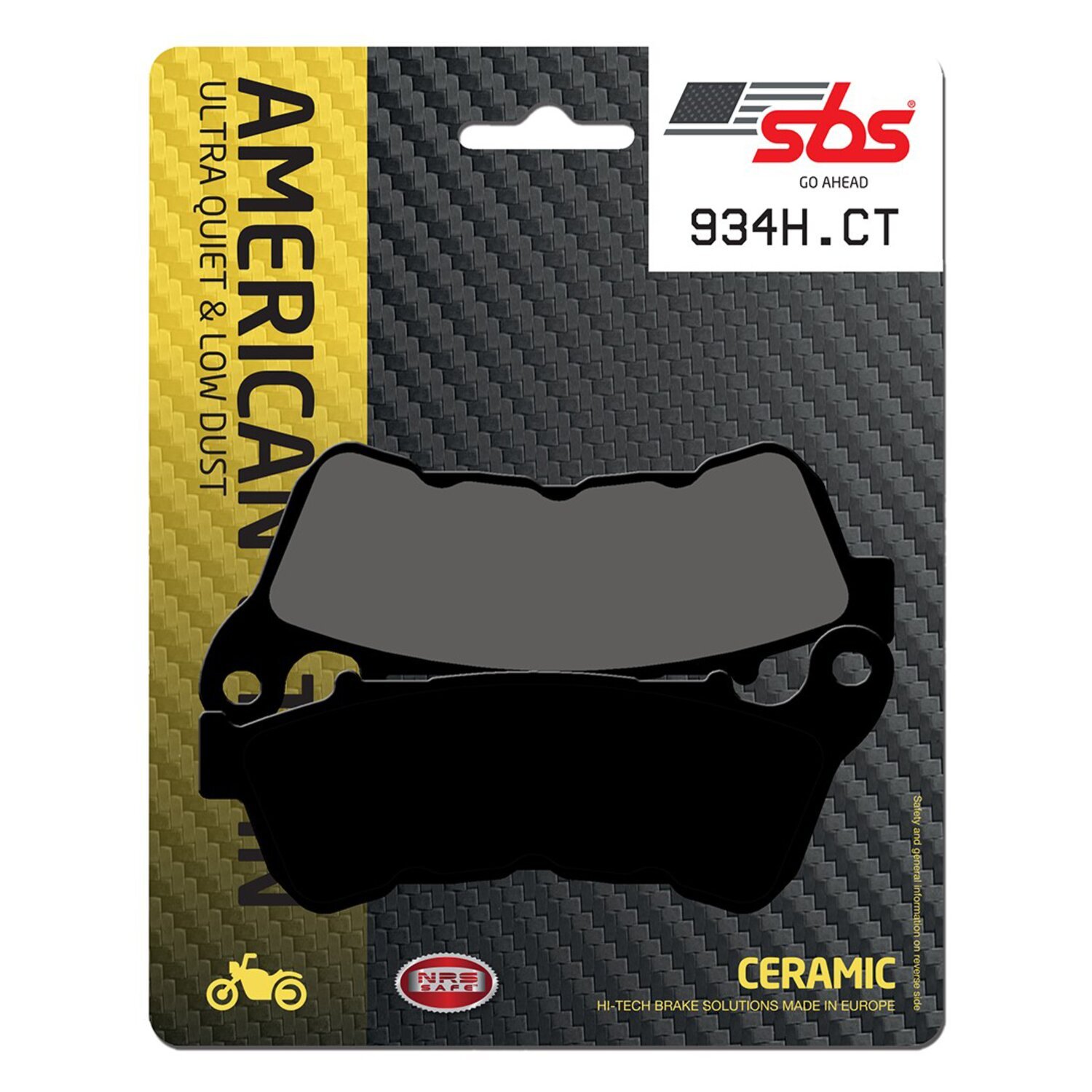 SBS, brake pads. Street Carbon Tech (organic