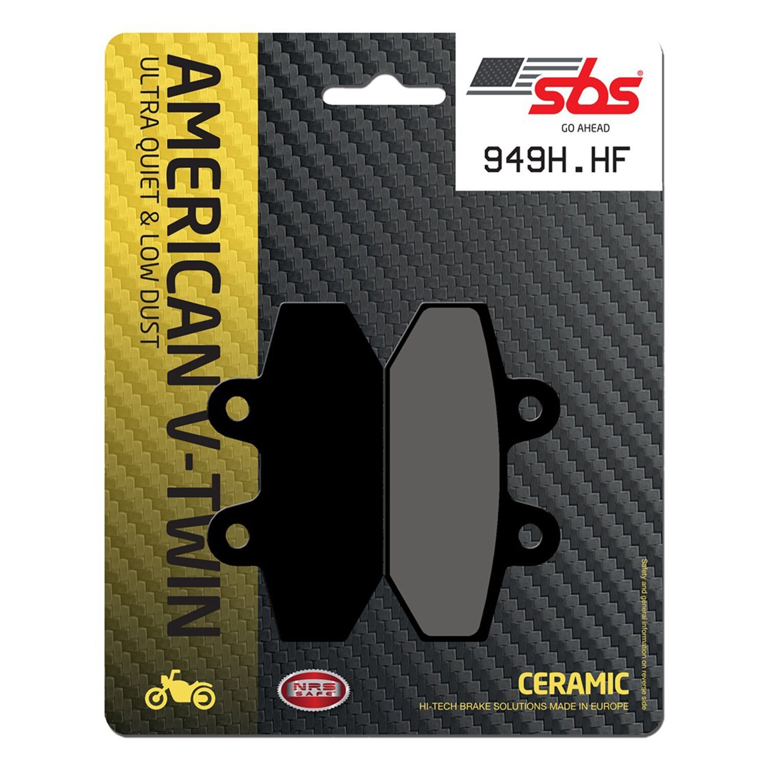 SBS, brake pads. Street Ceramic (organic