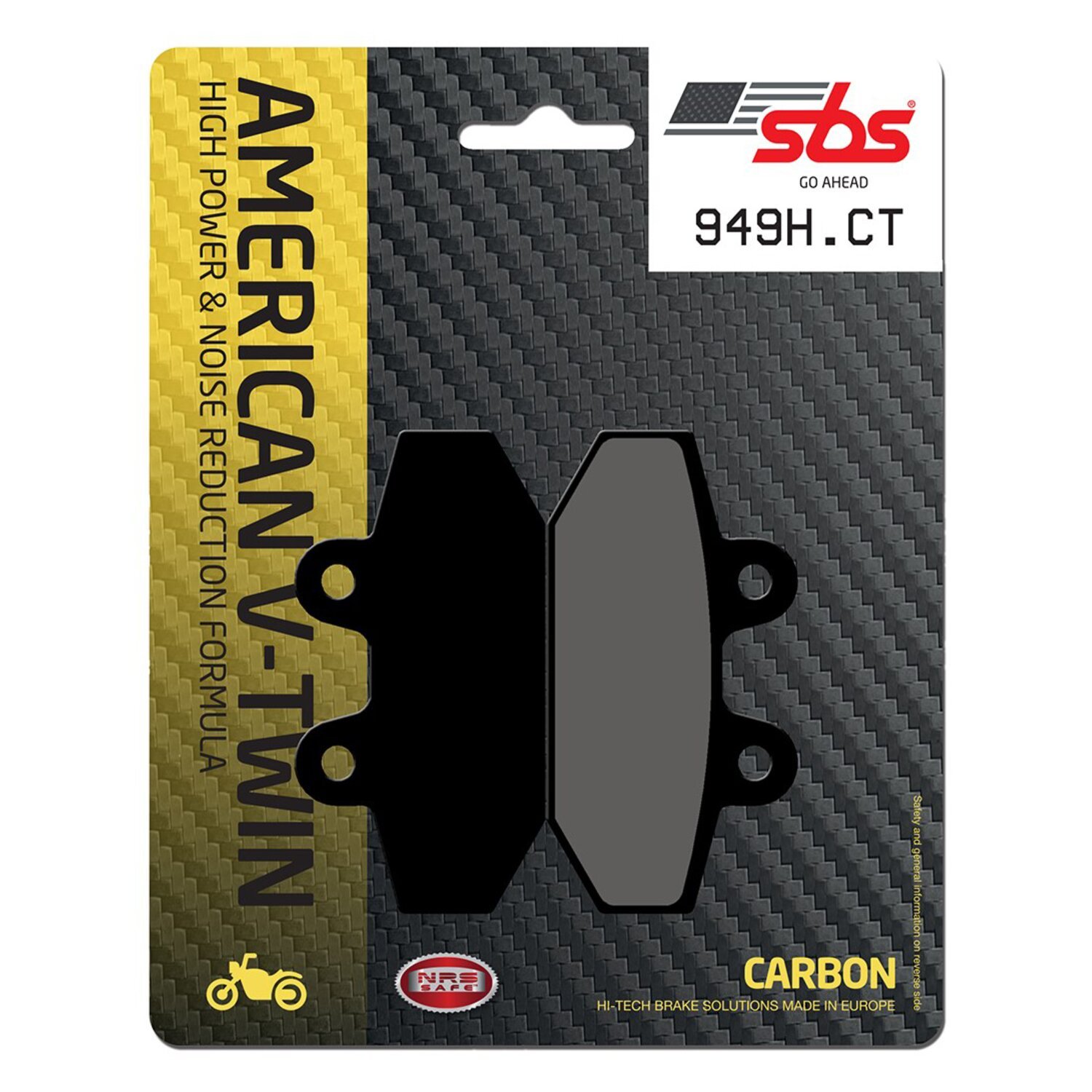 SBS, brake pads. Street Carbon Tech (organic