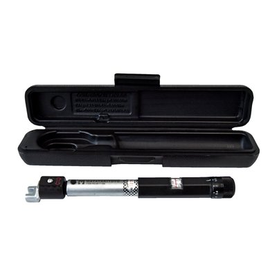 Spoke nipple wrench and torque wrench in one. Prevents overtightening when truing wheels. 0-2 Nm. adjustable.