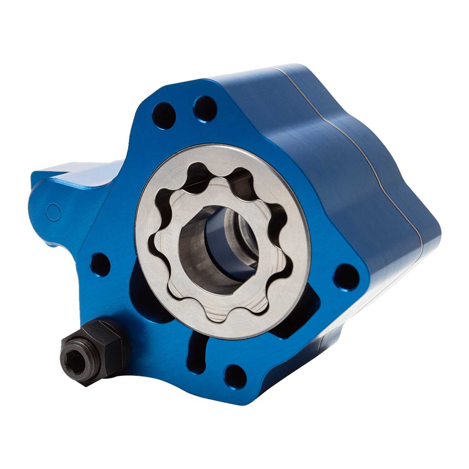 S&S, M8 high volume oil pump, Blue