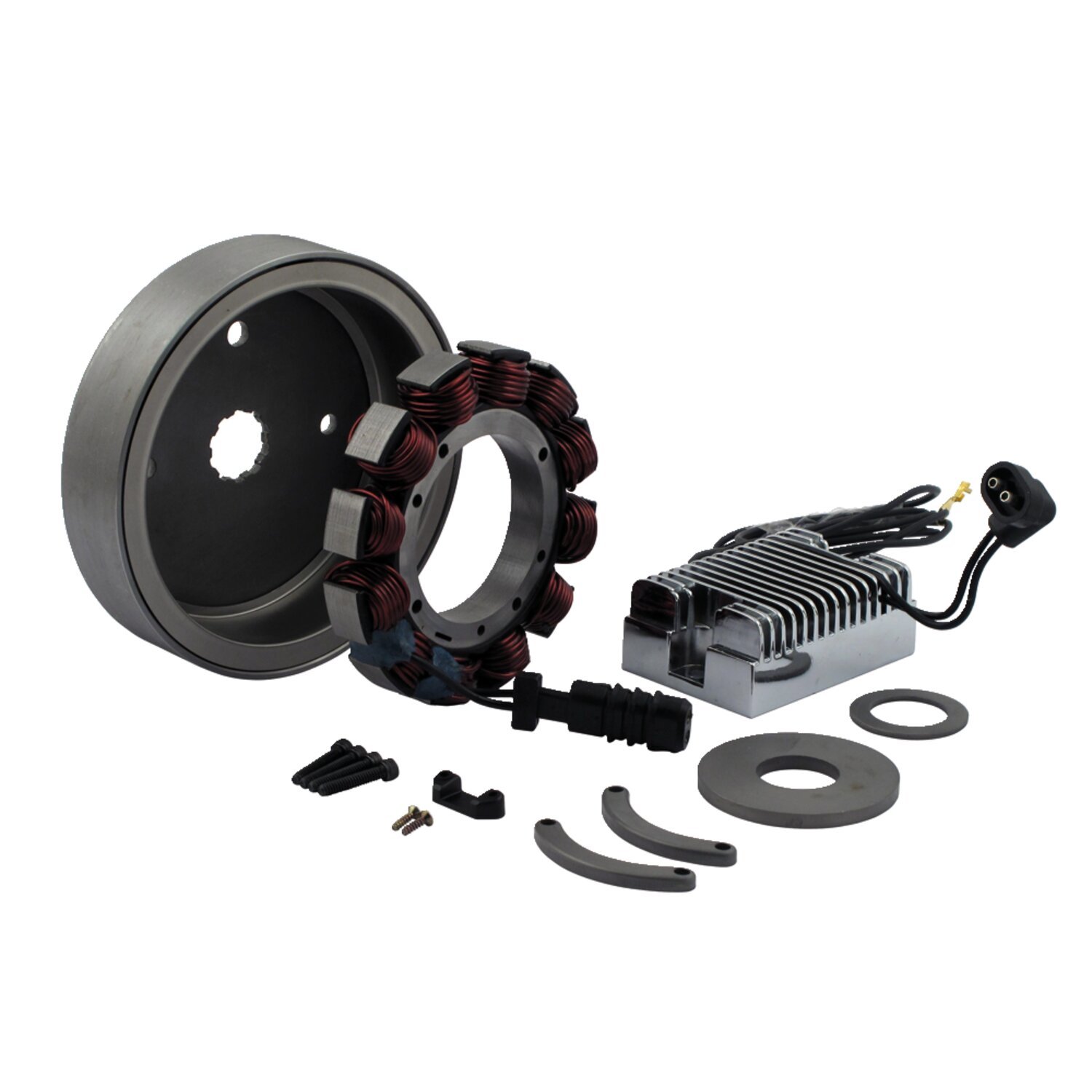 32 amp charge kit, chrome regulator