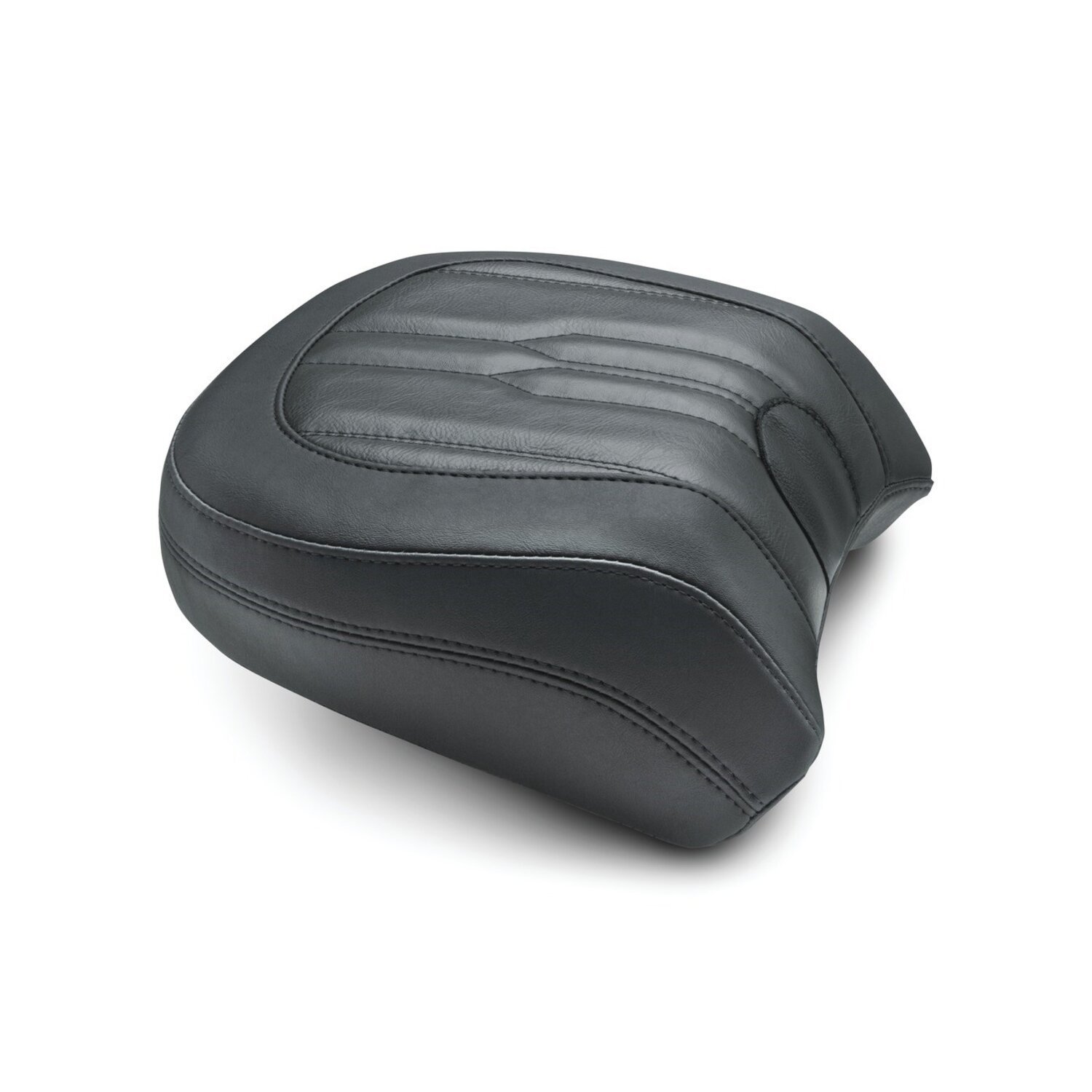 Mustang, Standard Touring passenger seat. Recessed, Black, Plain