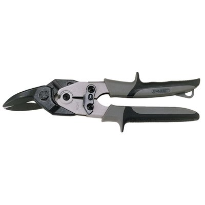 Snips are sheat metal shears used to cut through sheat metal plate. Cuts up to 1.5mm steel or up to 0.9mm stainless steel. Left & right hand compatible and comes with spring loaded high leverage 2-component safety handles and a hanging hole. Overall length 250mm long.