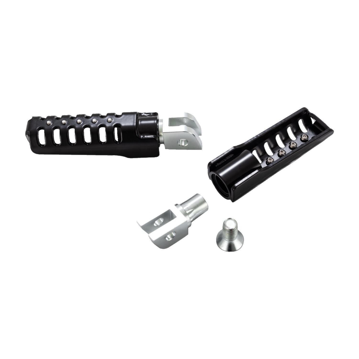 Burly, Razorback rider foot pegs, Black, Matte