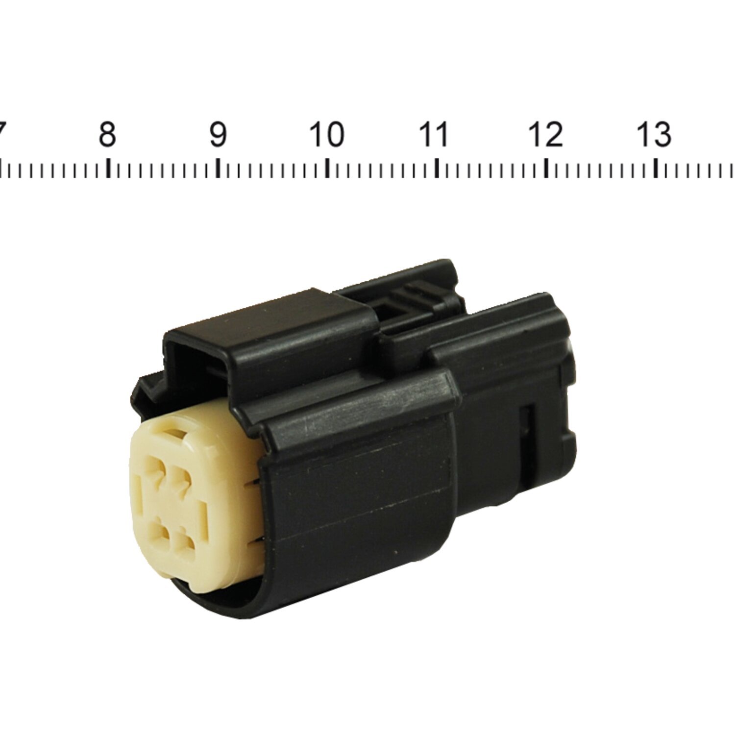 NAMZ, Molex MX-150 connector. Black, plug, 4-pin