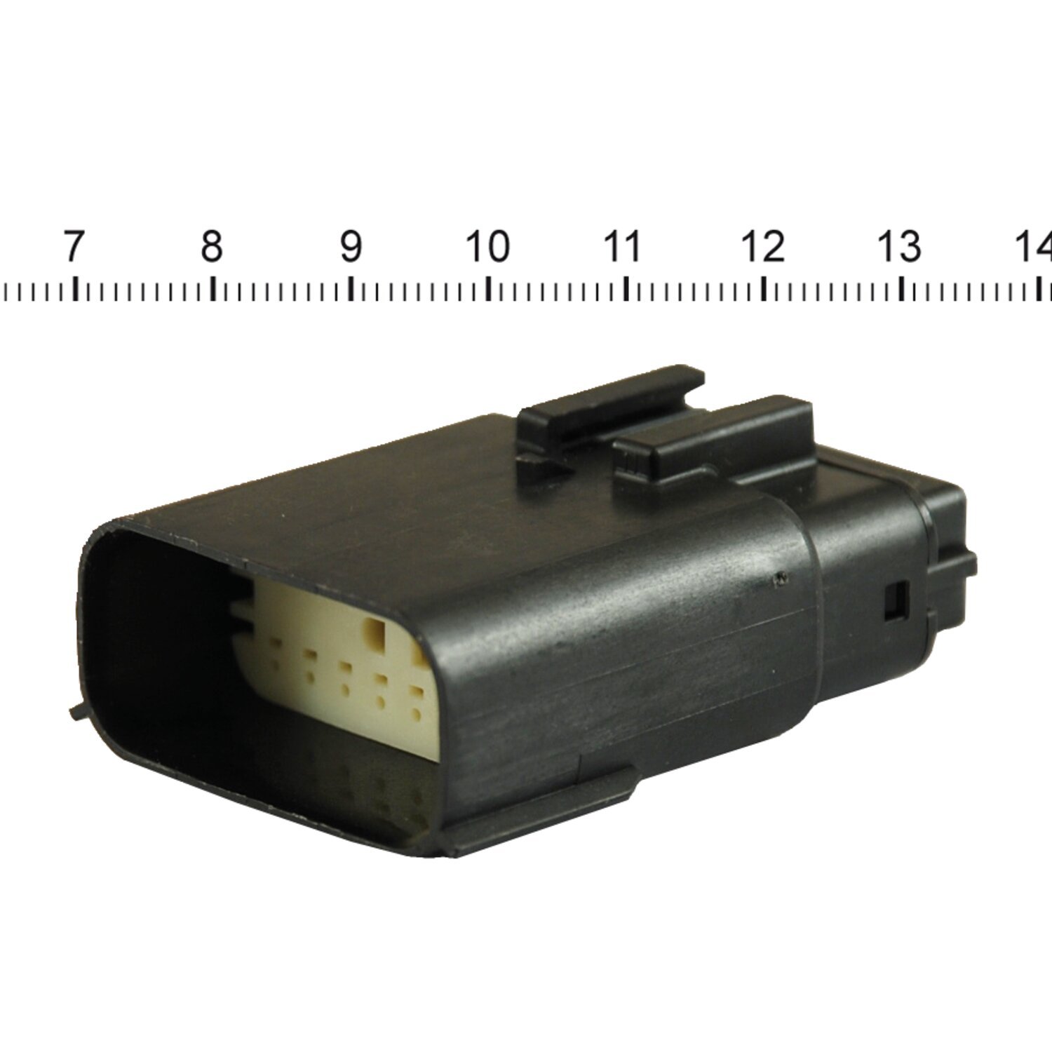 NAMZ, Molex MX-150 connector. Black, receptacle, 16-pin