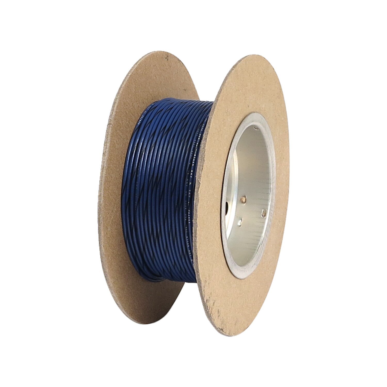 NAMZ, wire on spool. 18 gauge, 100ft, Blue, black, stripe Blue