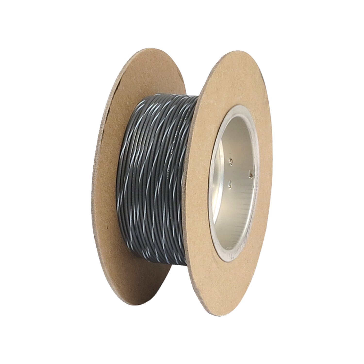 NAMZ, wire on spool. 18 gauge, 100ft, Gray, white, stripe Gray