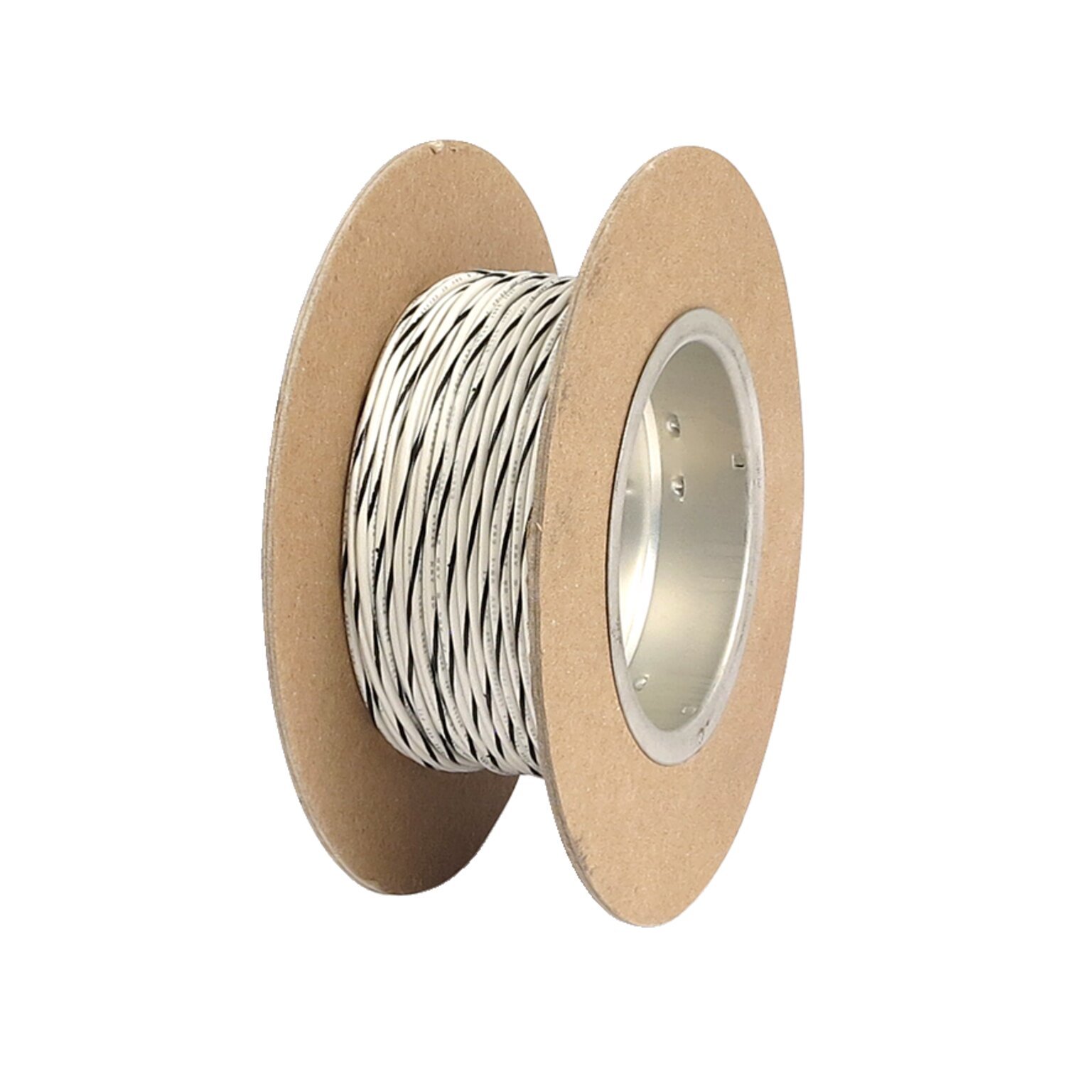 NAMZ, wire on spool. 18 gauge, 100ft, White, black