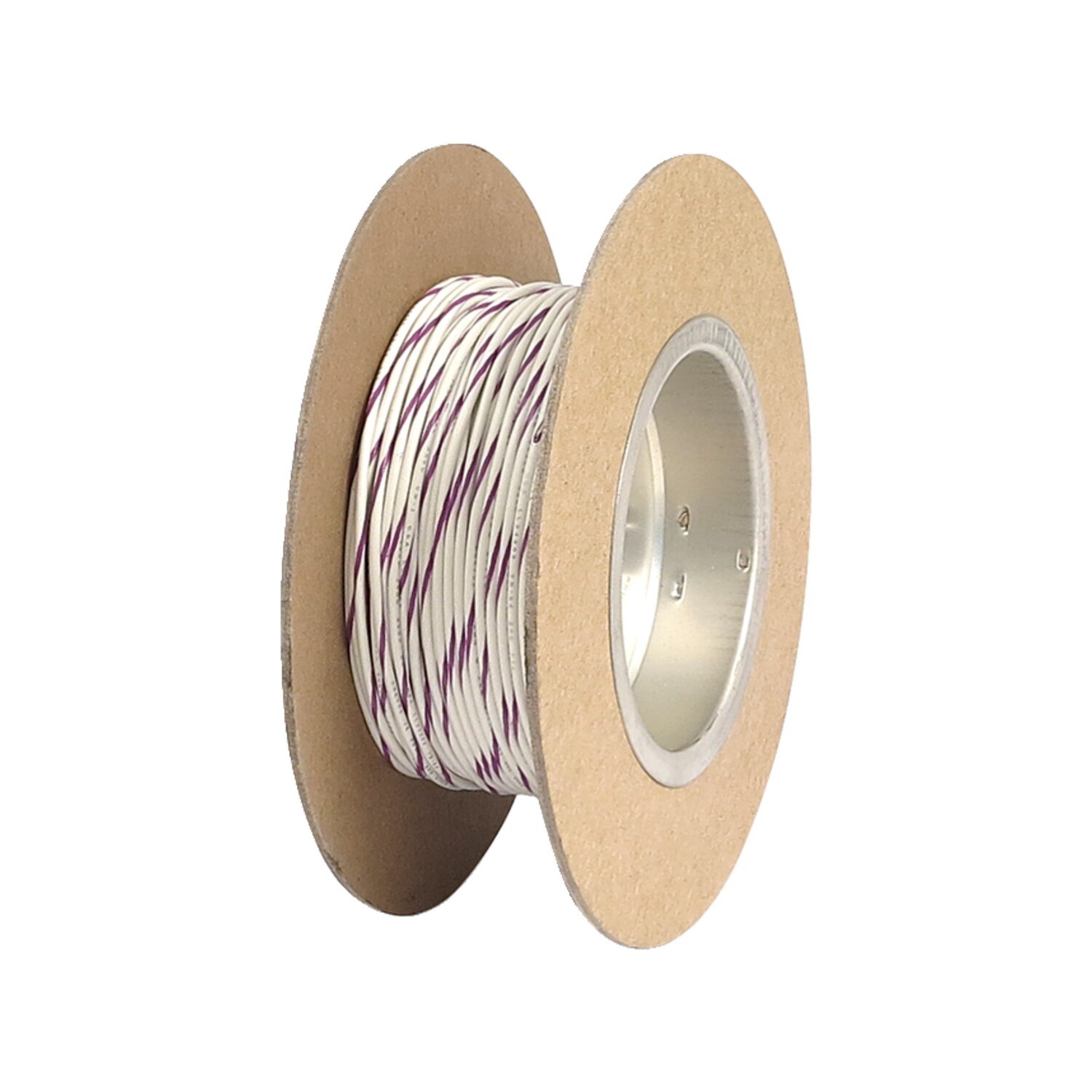 NAMZ, wire on spool. 18 gauge, 100ft, White, violet