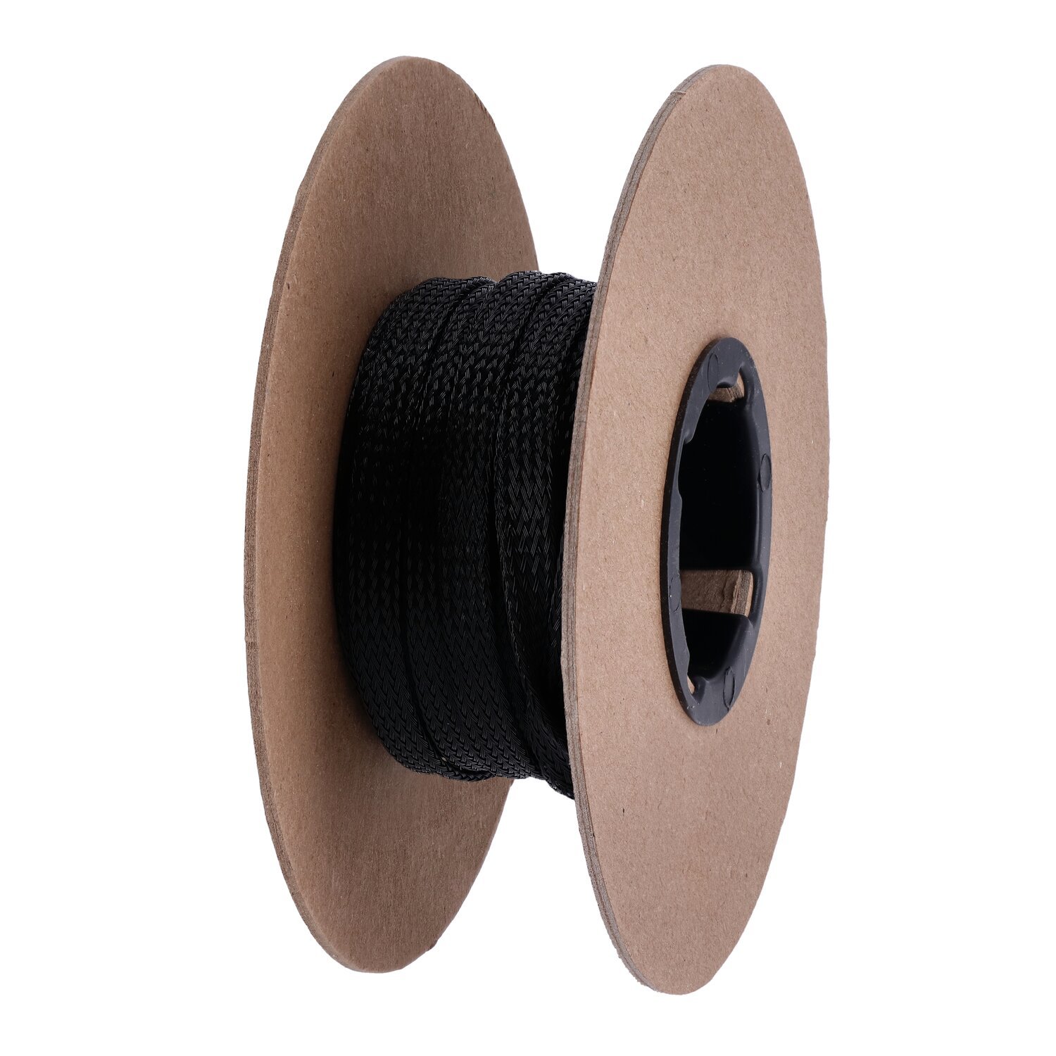 NAMZ, braided flex sleeving. Black, 3/8" (9.53mm) ID