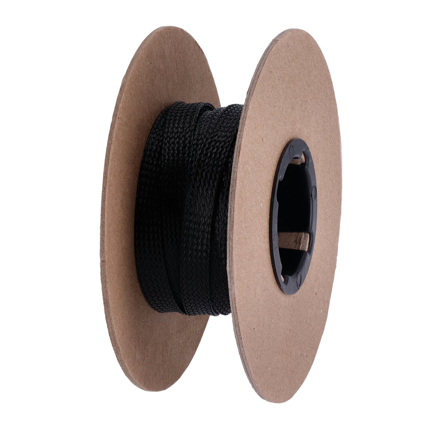 NAMZ, braided flex sleeving. Black, 1/2" (12.7mm) ID