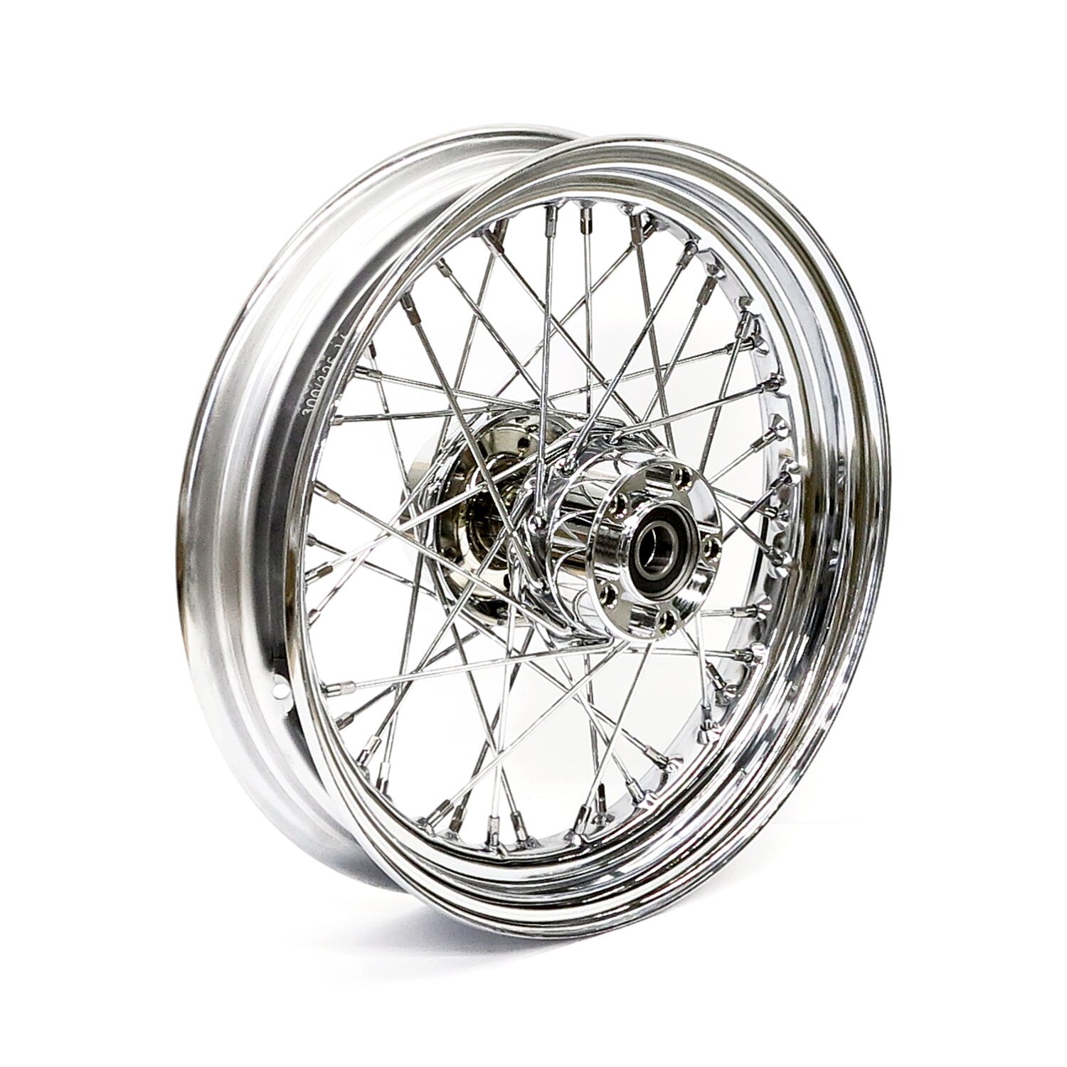 3 — 3.00 x 16 rear wheel 40 spokes chrome