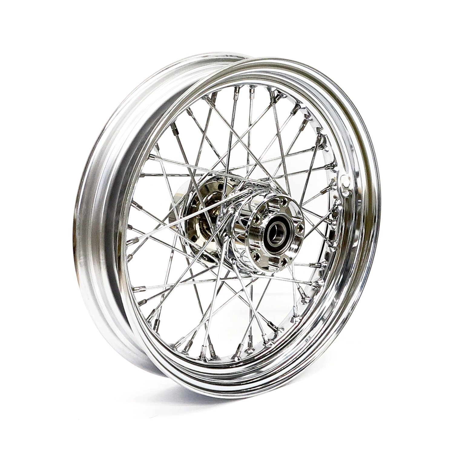 3 — 3.00 x 16 rear wheel 40 spokes chrome