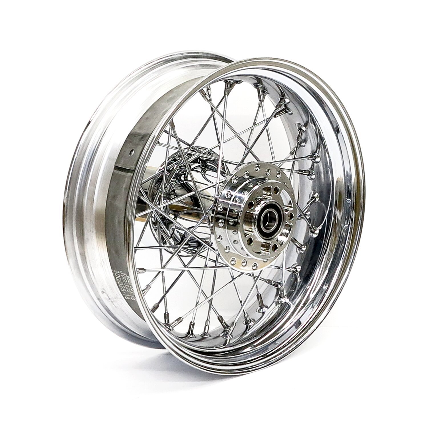 5.00 x 16 rear wheel 40 spokes, Chrome