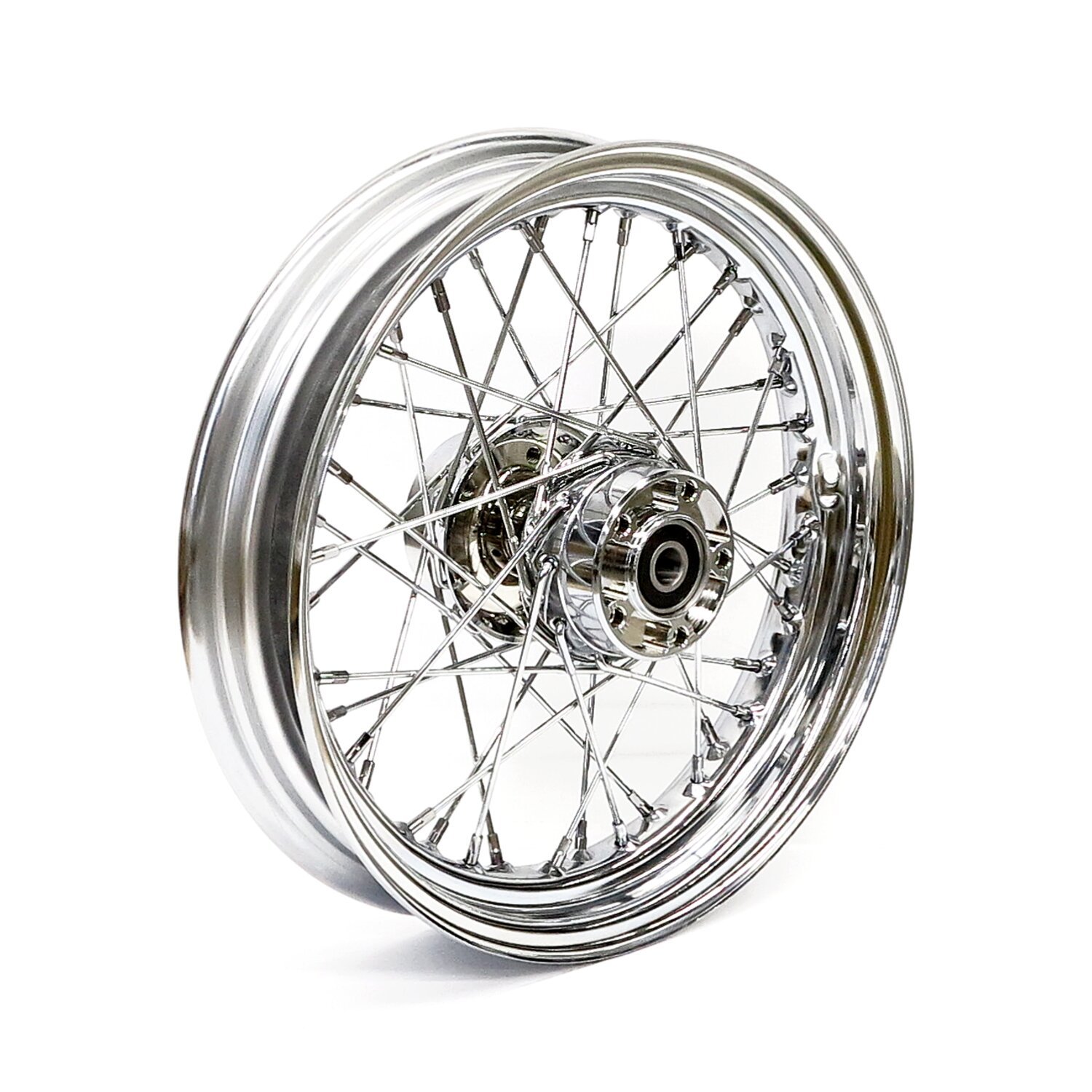 3 — 3.00 x 16 rear wheel 40 spokes chrome