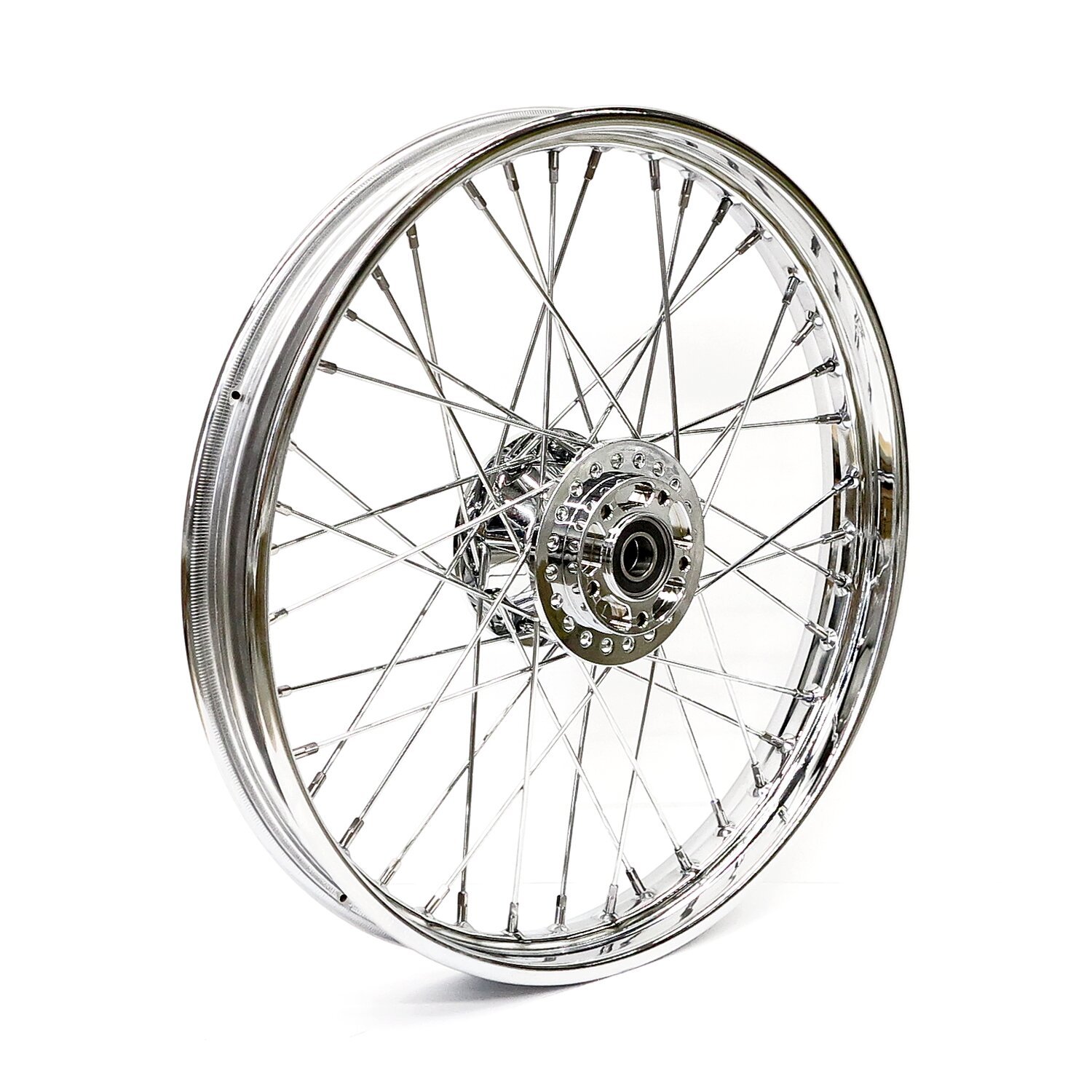 2.15 x 21 front wheel 40 spokes, Chrome