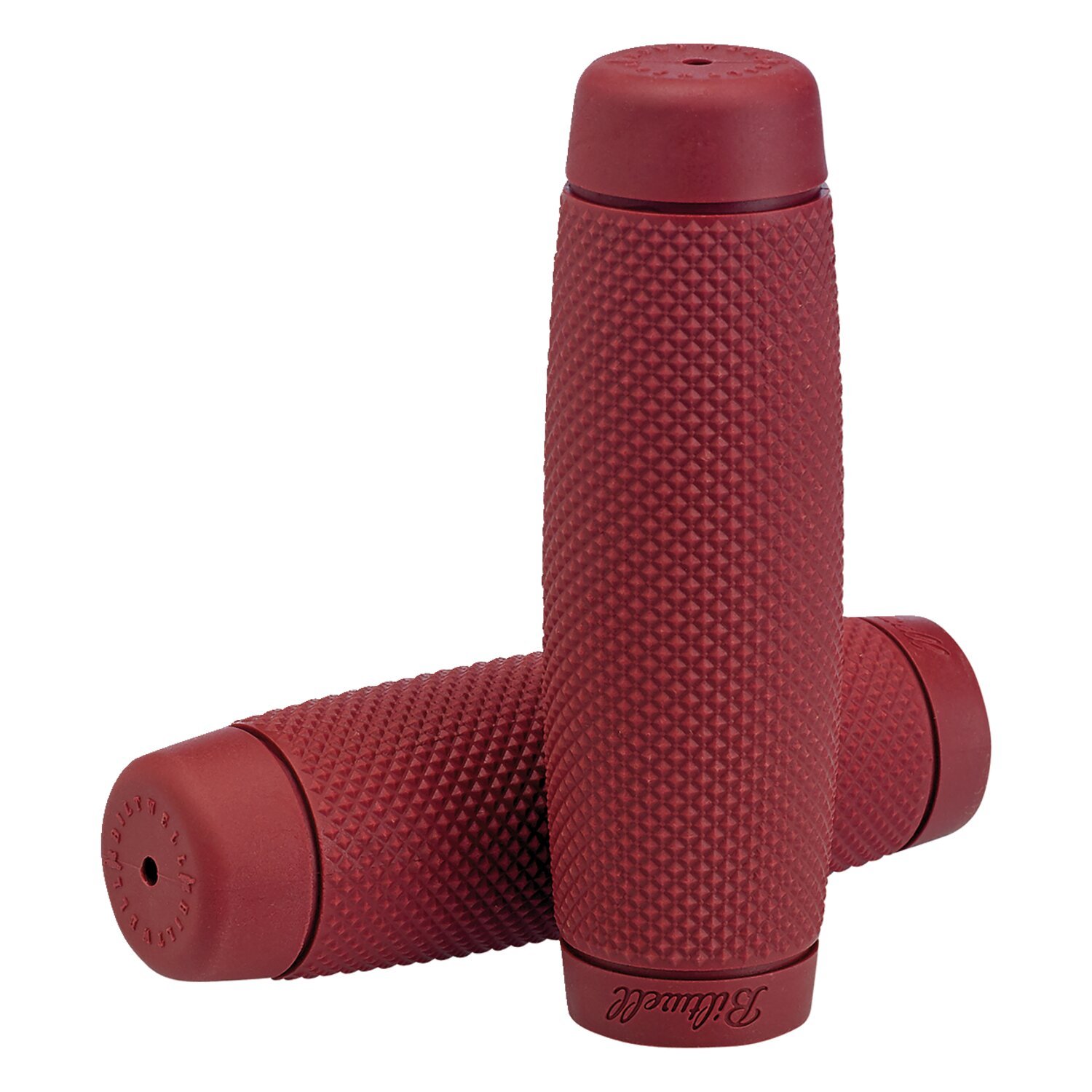 Biltwell 7/8" TPV grips Recoil oxblood, Red