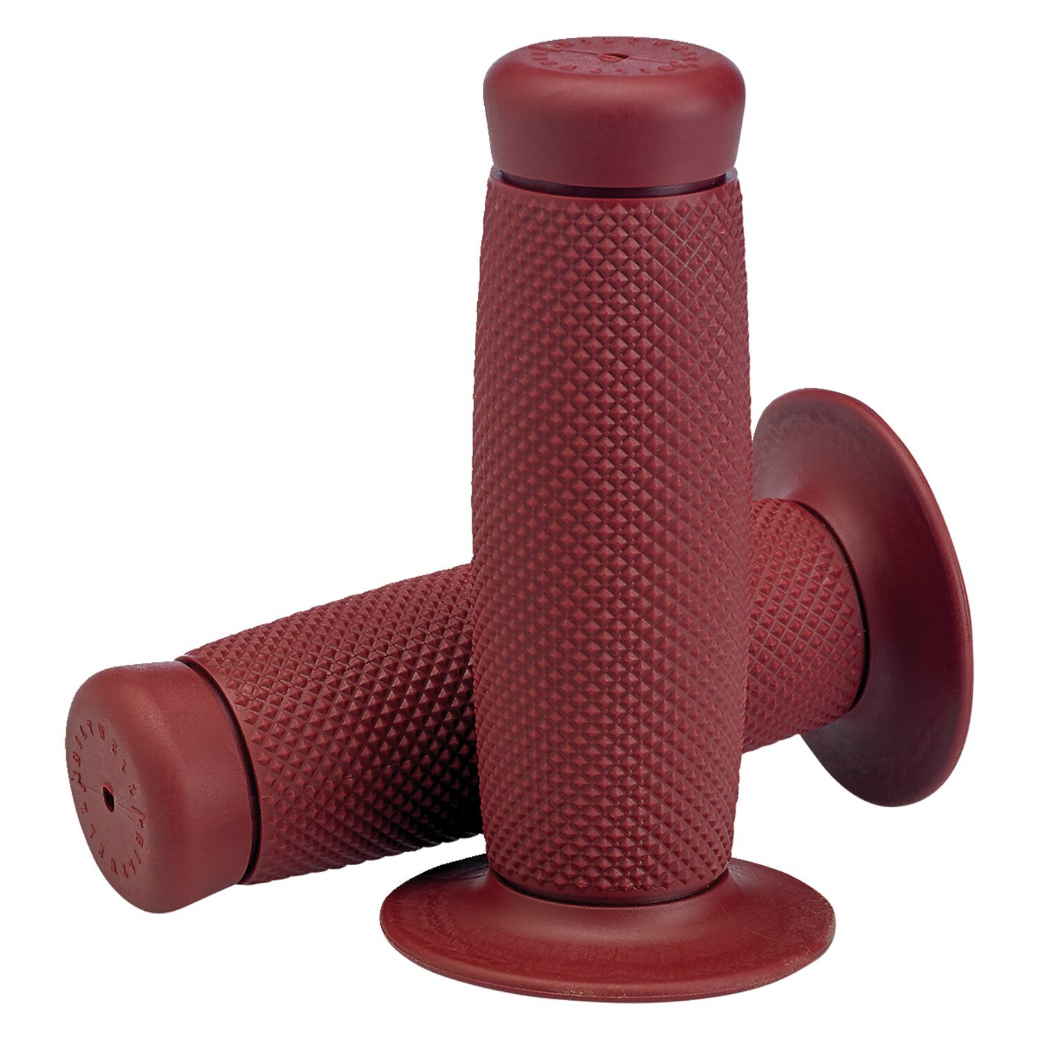 Biltwell 7/8" TPV grips Renegade oxblood, Red
